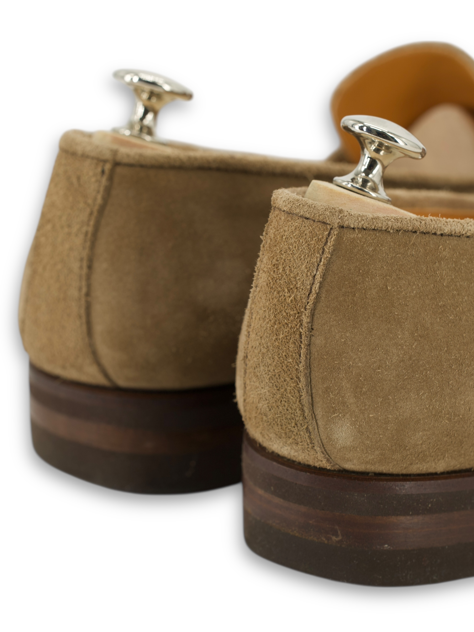 Bontoni Light Brown Suède Principe Rivolta Loafer