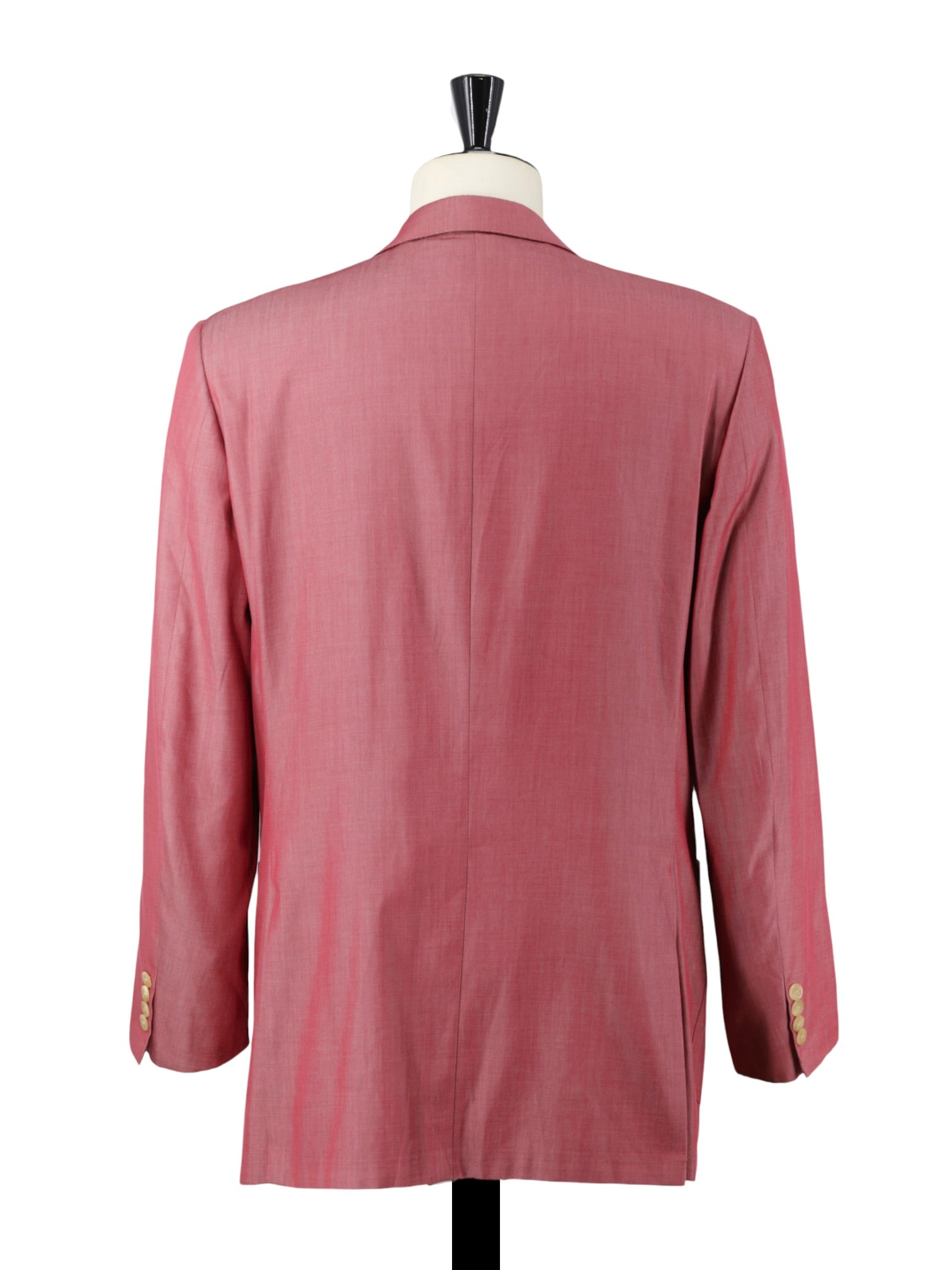 Brioni Coral Pink Silk & Cotton Twill "Prossimo" Summer Jacket