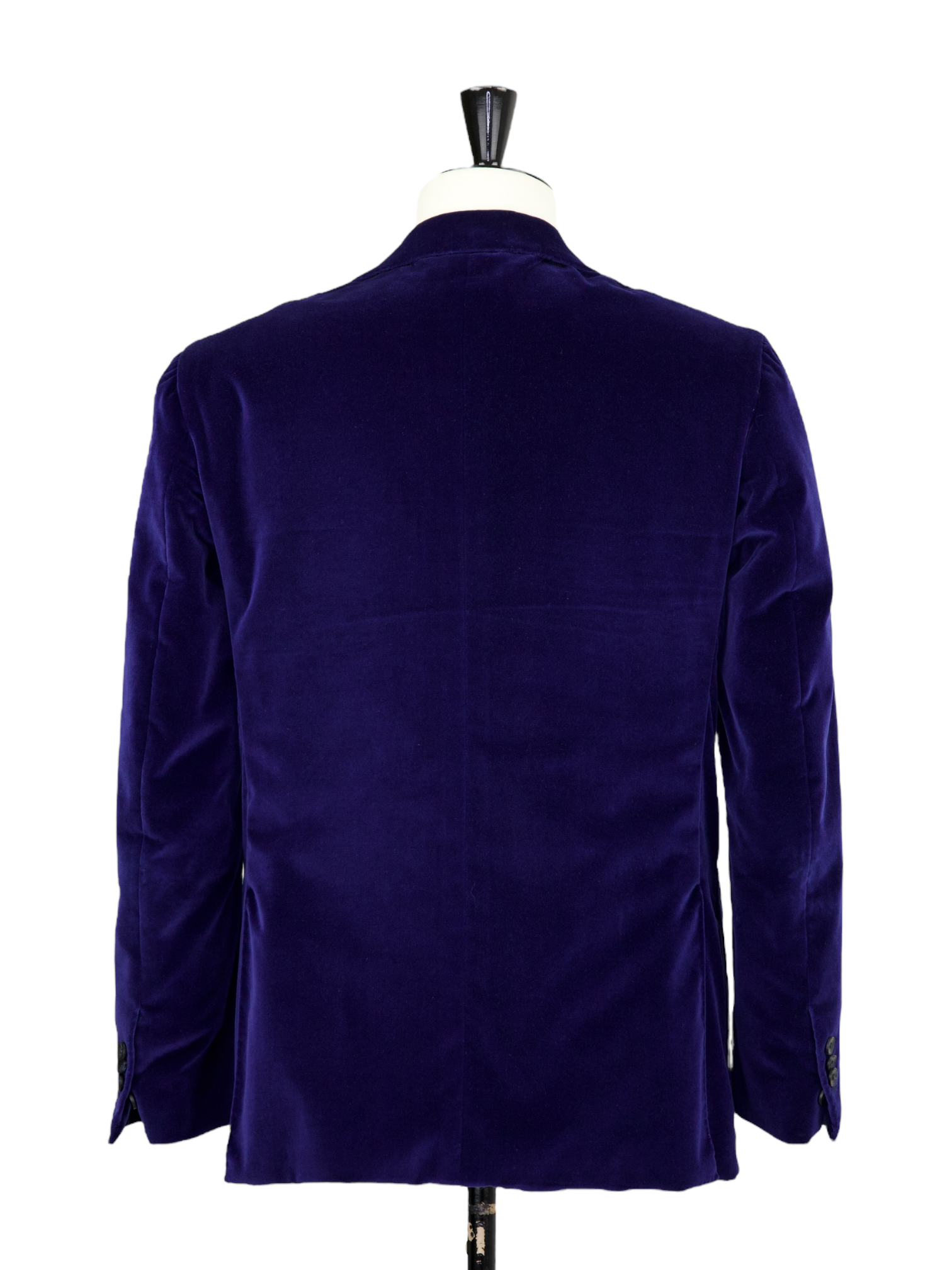 Kiton Electric-Blue Cotton Velvet Jacket