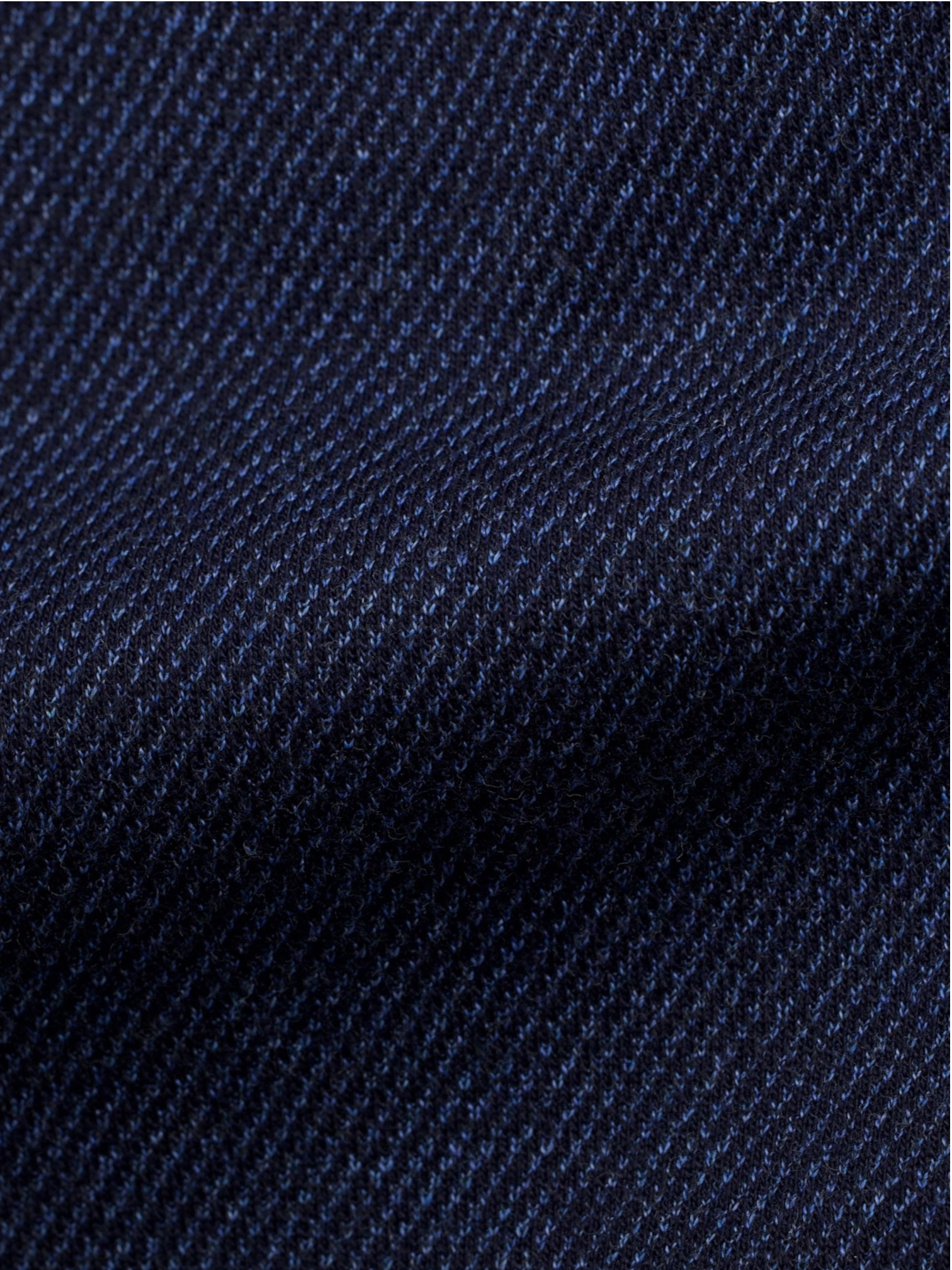 Mandelli Blue Wool & Cotton "Cotton-Way" Knitted Twill Jacket