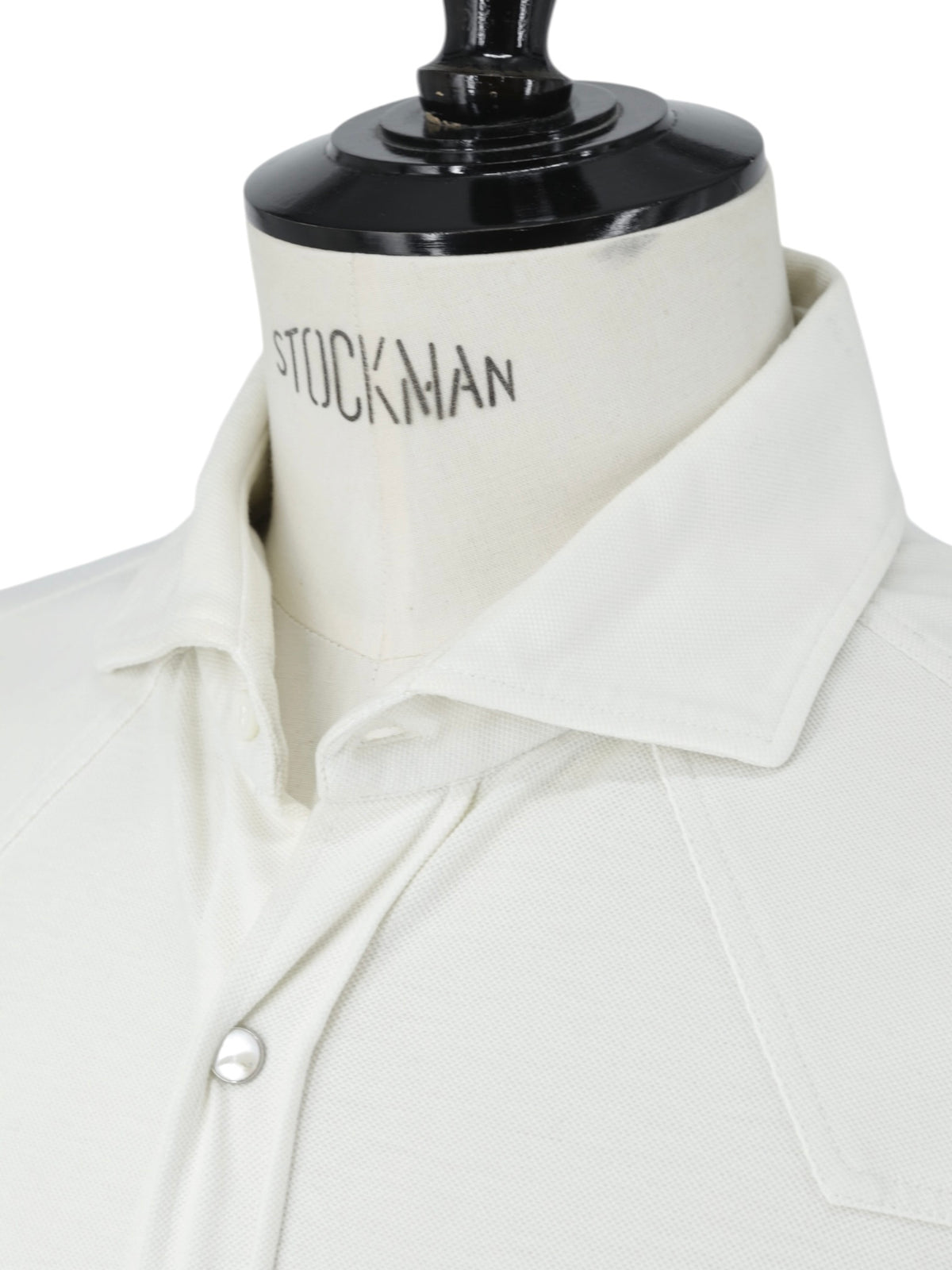 Brunello Cucinelli Offwhite Pique-Cotton Western-Style Overshirt