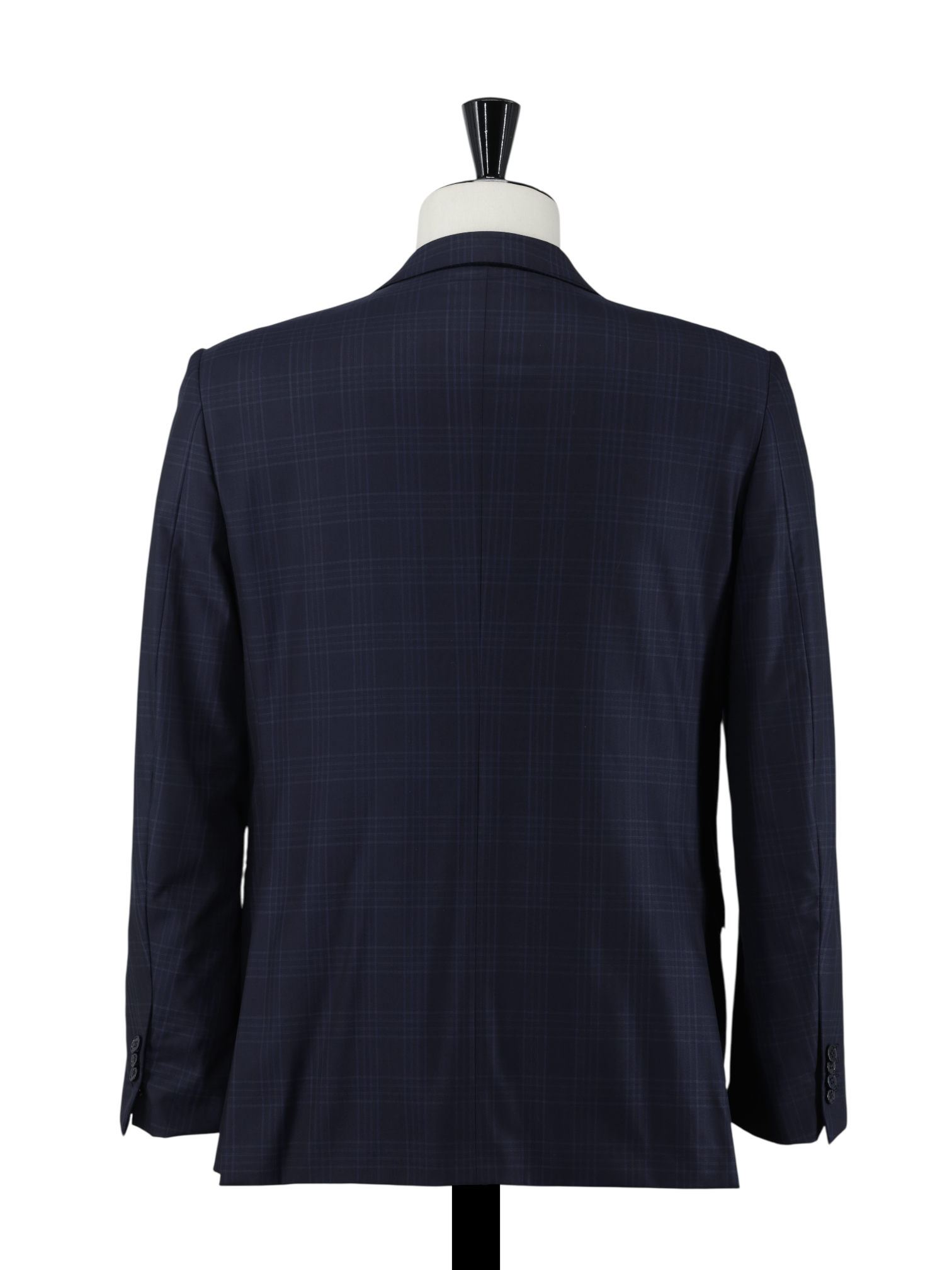 Ermenegildo Zegna Dark Blue 12milmil12 Checkered Mila Suit