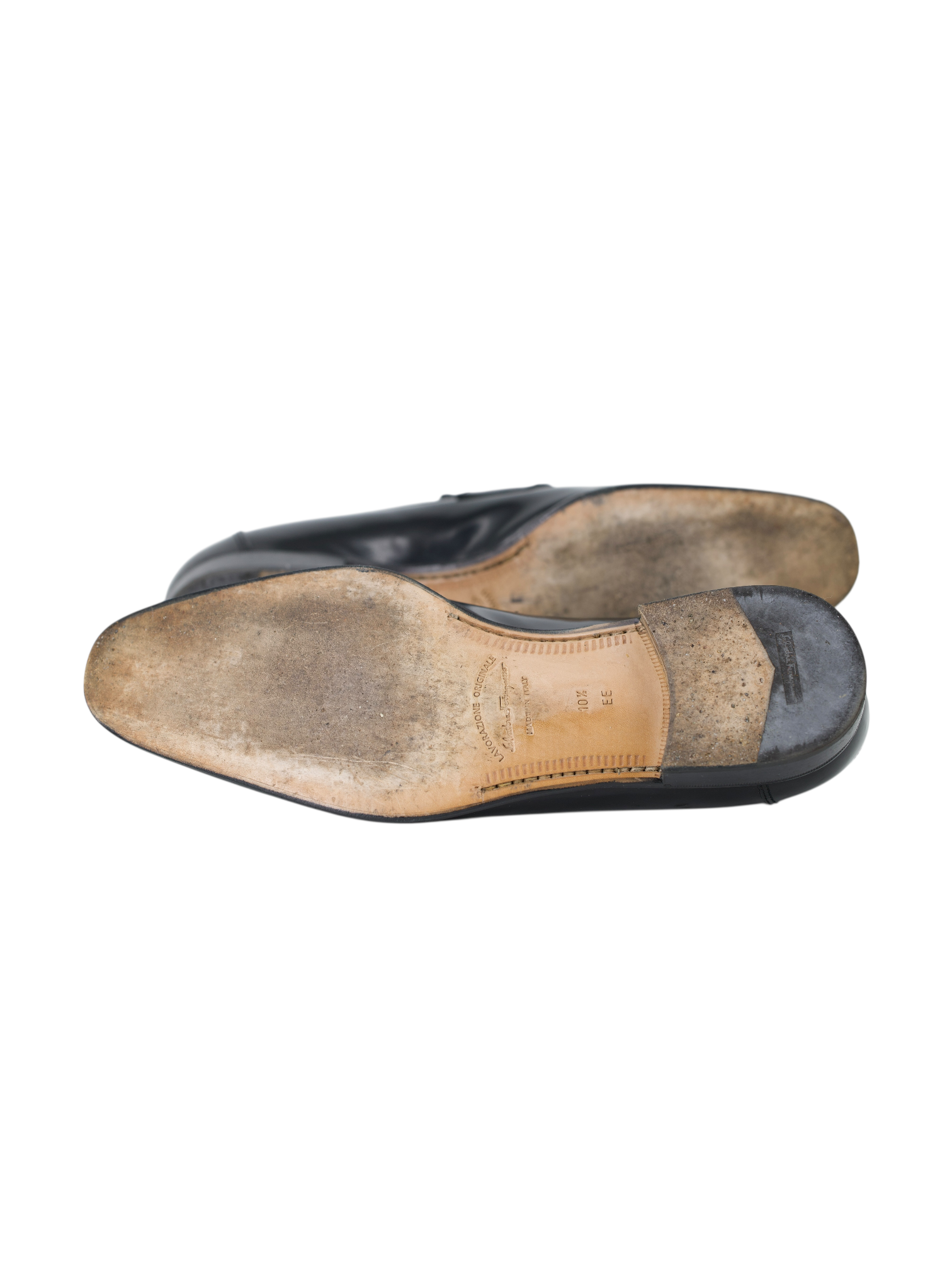 Salvatore Ferragamo Black Calfleather Penny Loafer