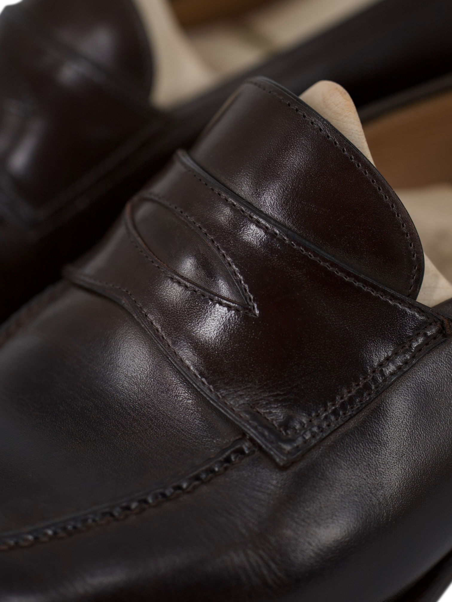 Saint Crispins Espresso Brown 539 Penny Loafer