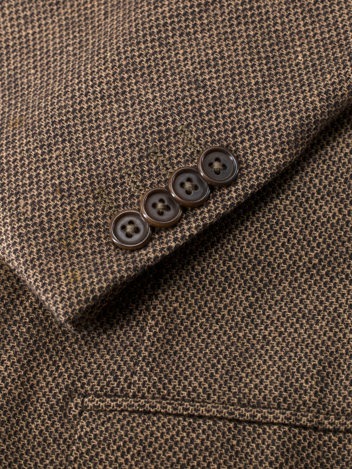 Ermenegildo Zegna Brown Wool, Silk & Cashmere "Mila Zero" Jacket