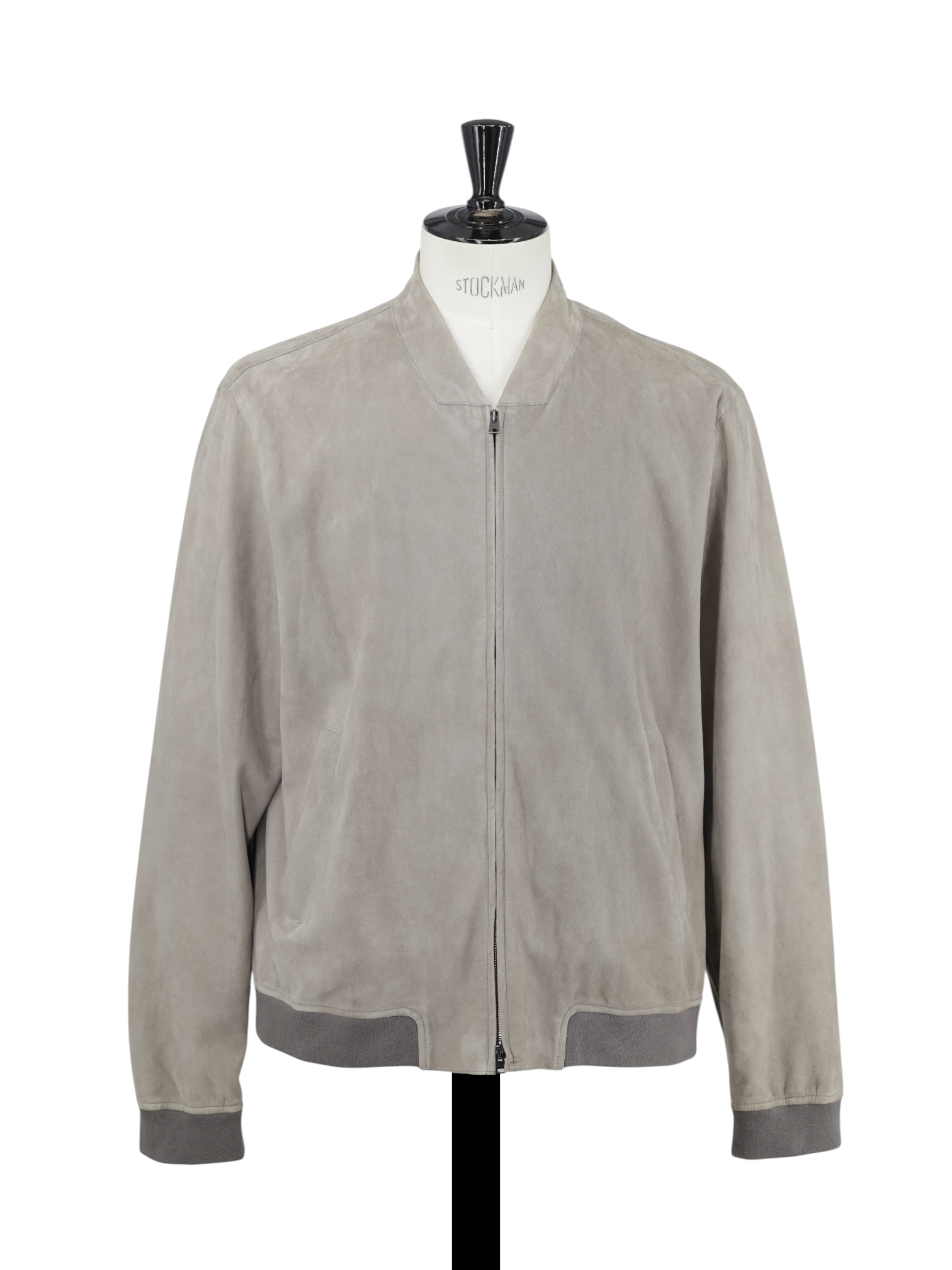 Herno Light Brown Goat-Suede Bomberjacket