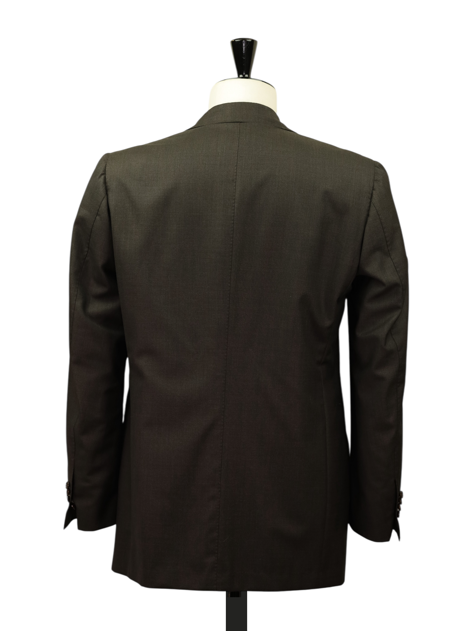Cesare Attolini Deep Dark-Brown Fine-Wool Essential Jacket