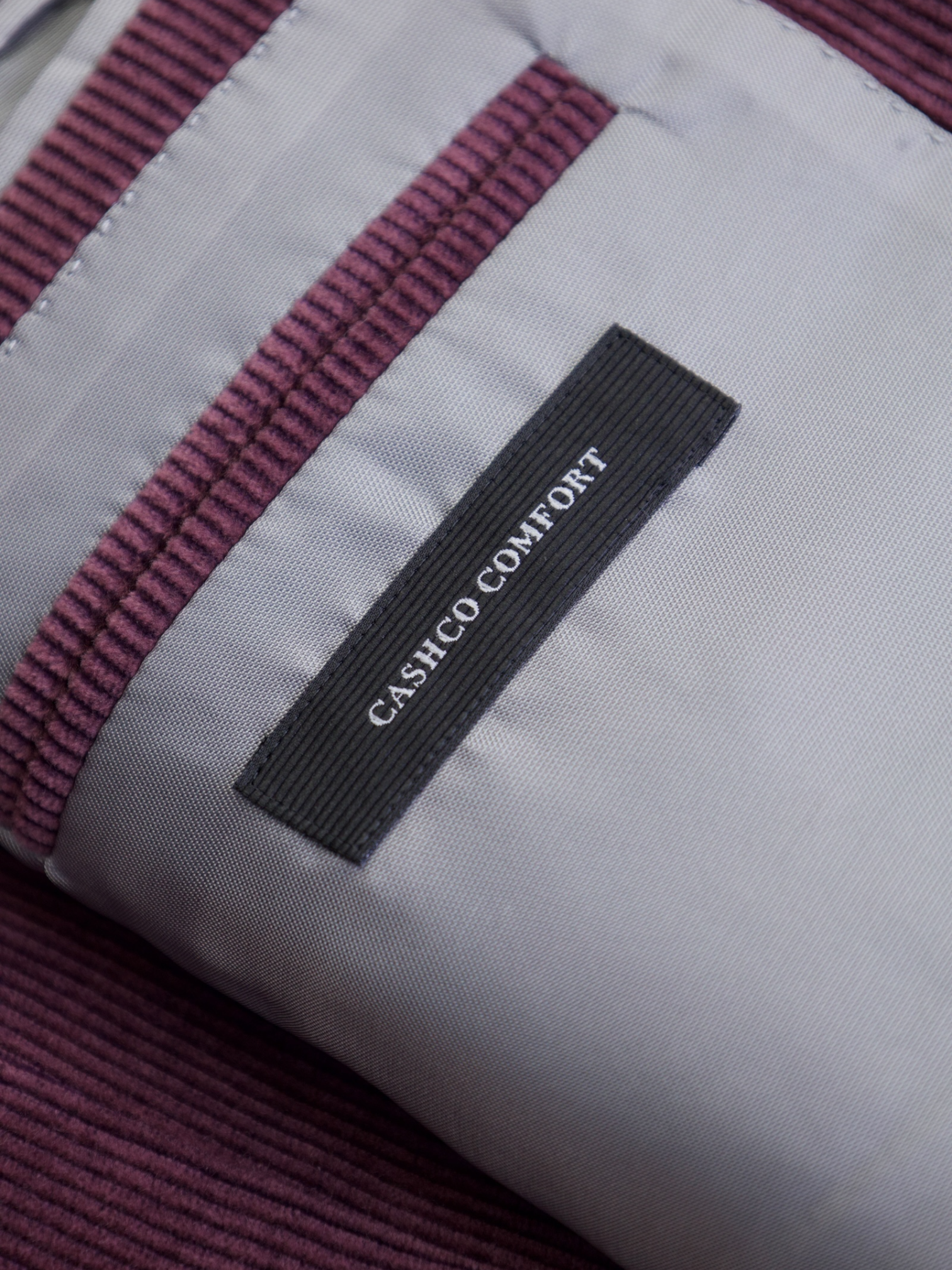 Ermenegildo Zegna Aubergine Cotton & Cashmere “Cashco Comfort” Corduroy Jacket