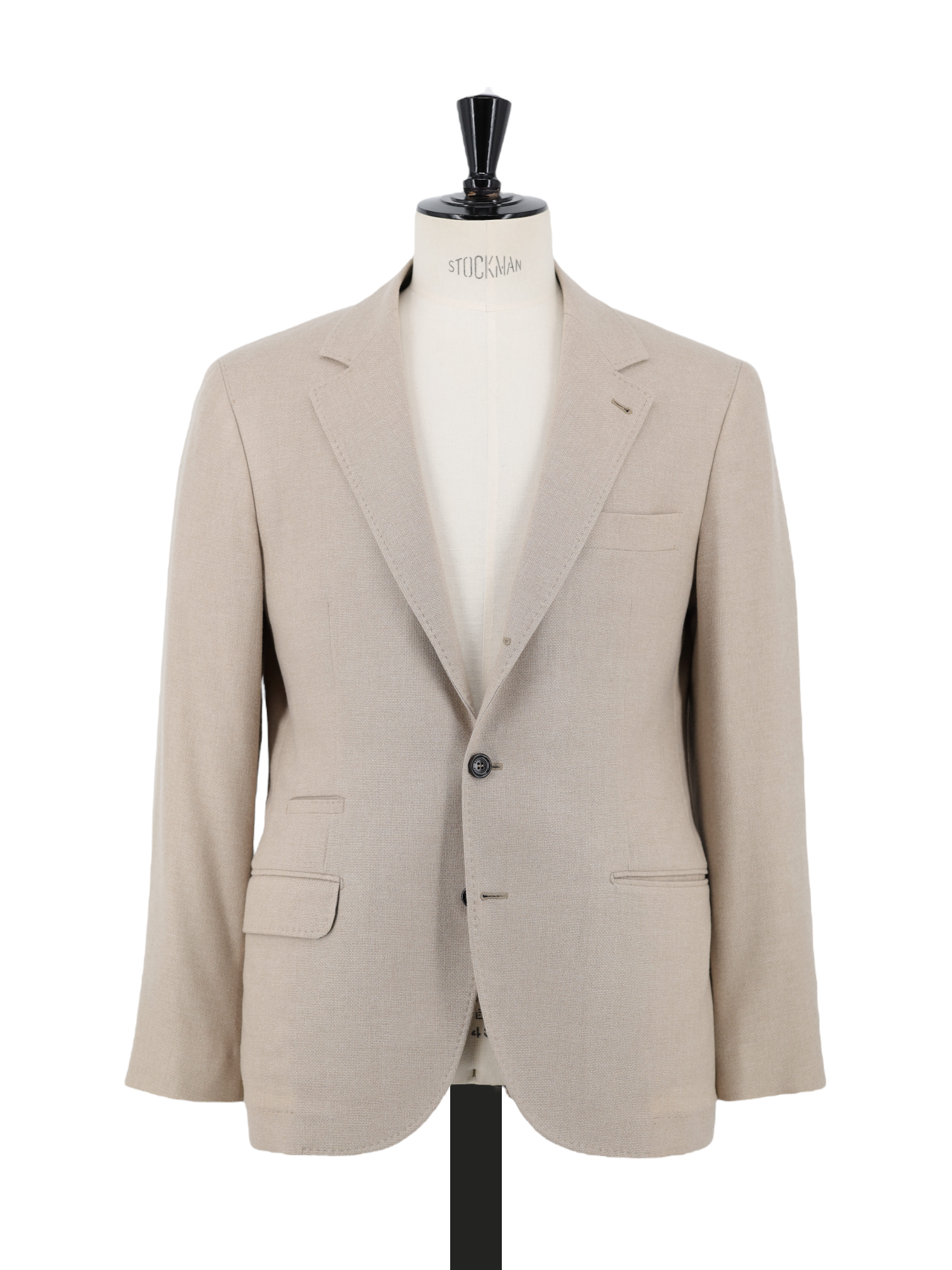 Brunello Cucinelli Beige Cashmere & Silk Plain-Weave Jacket