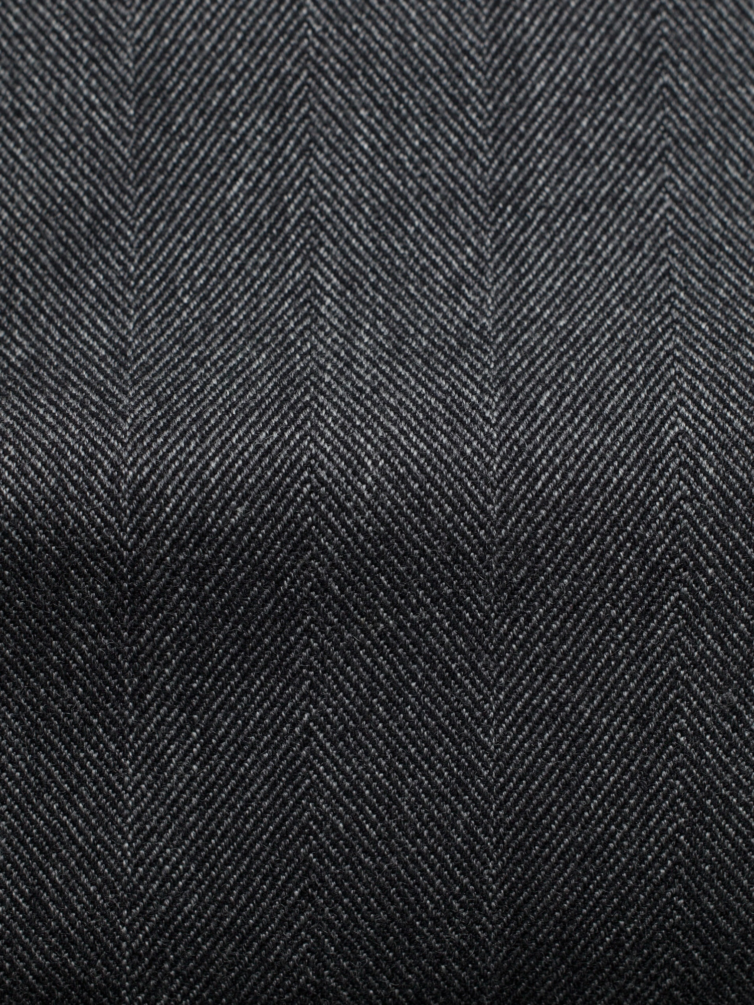 Corneliani Dark Grey Vintage Pure-Wool Herringbone Overcoat