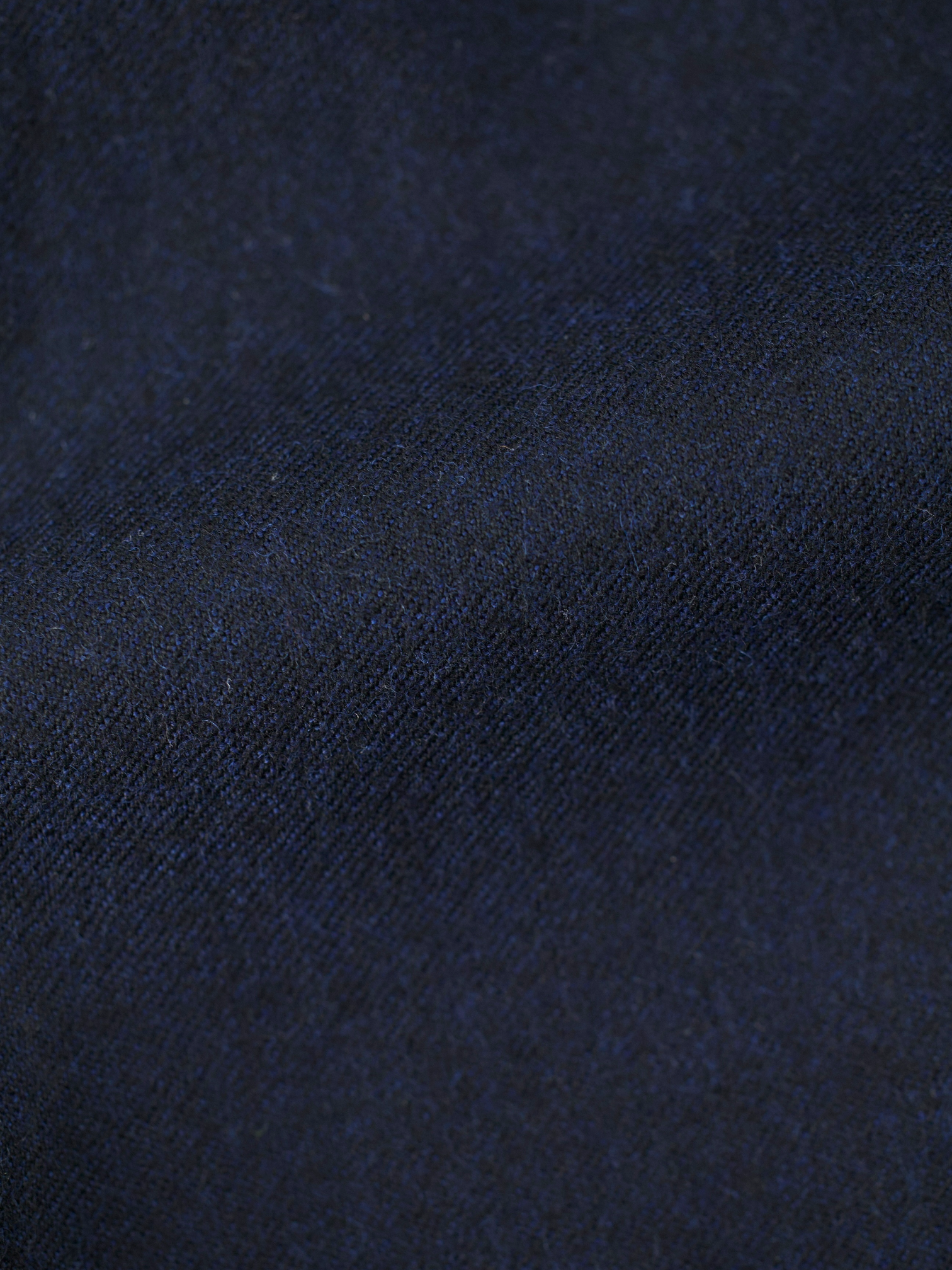 PT01 Navy Super 130's Fleece Wool Trousers