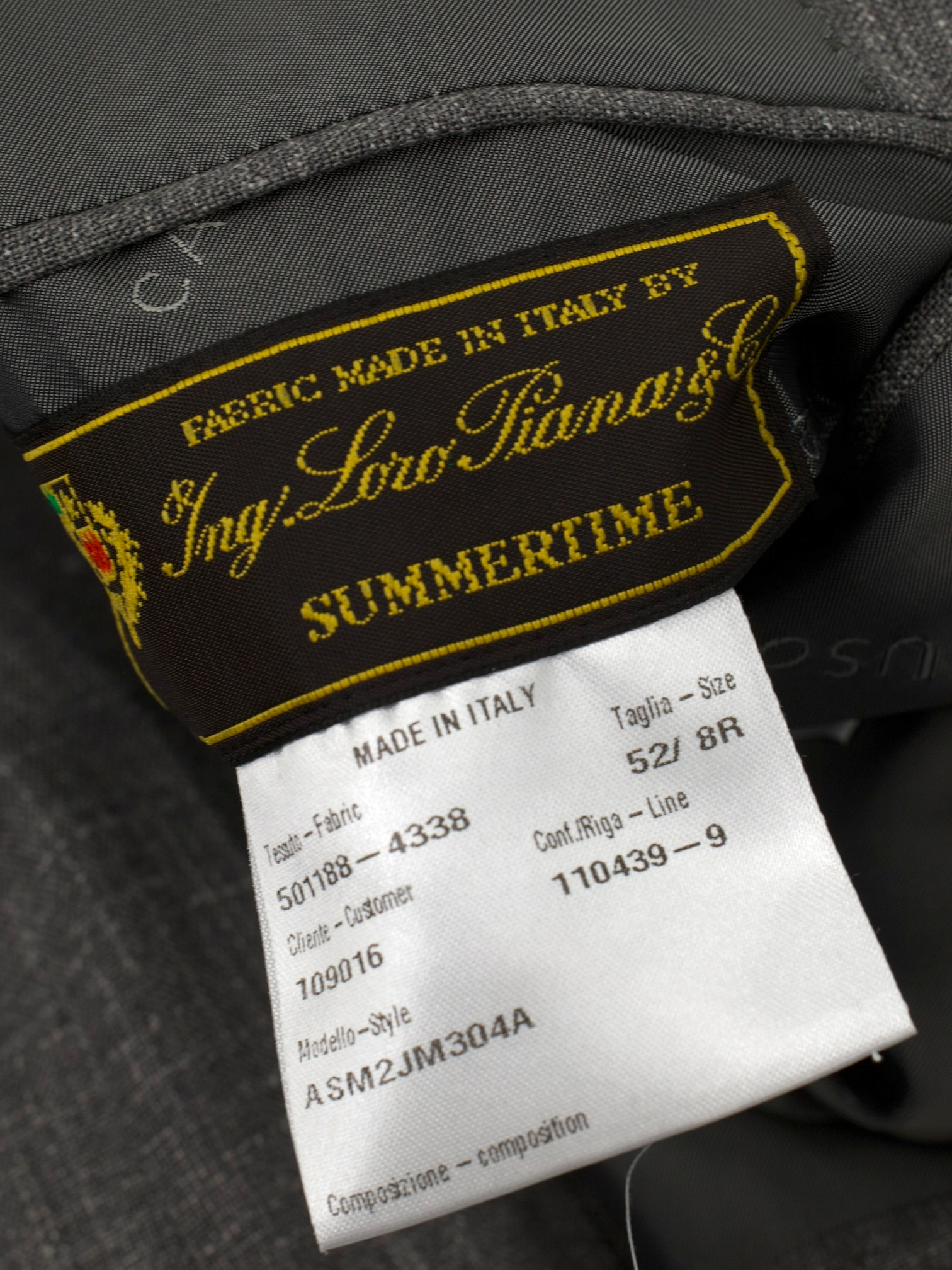 Caruso Taupe Wool, Silk & Linen "Summertime" Melange Aida Jacket