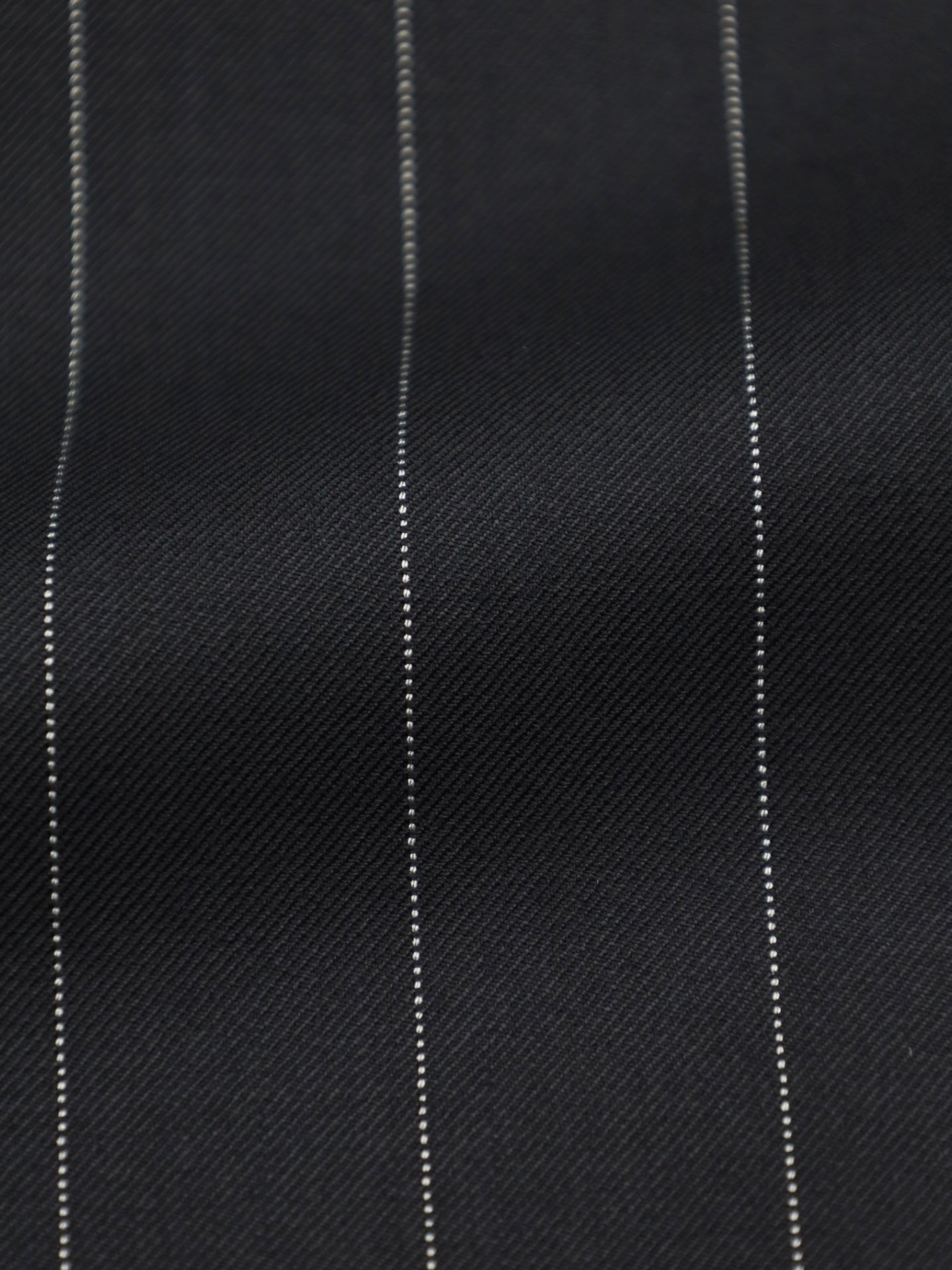 Cesare Attolini Black Super 160's Pinstripe Suit