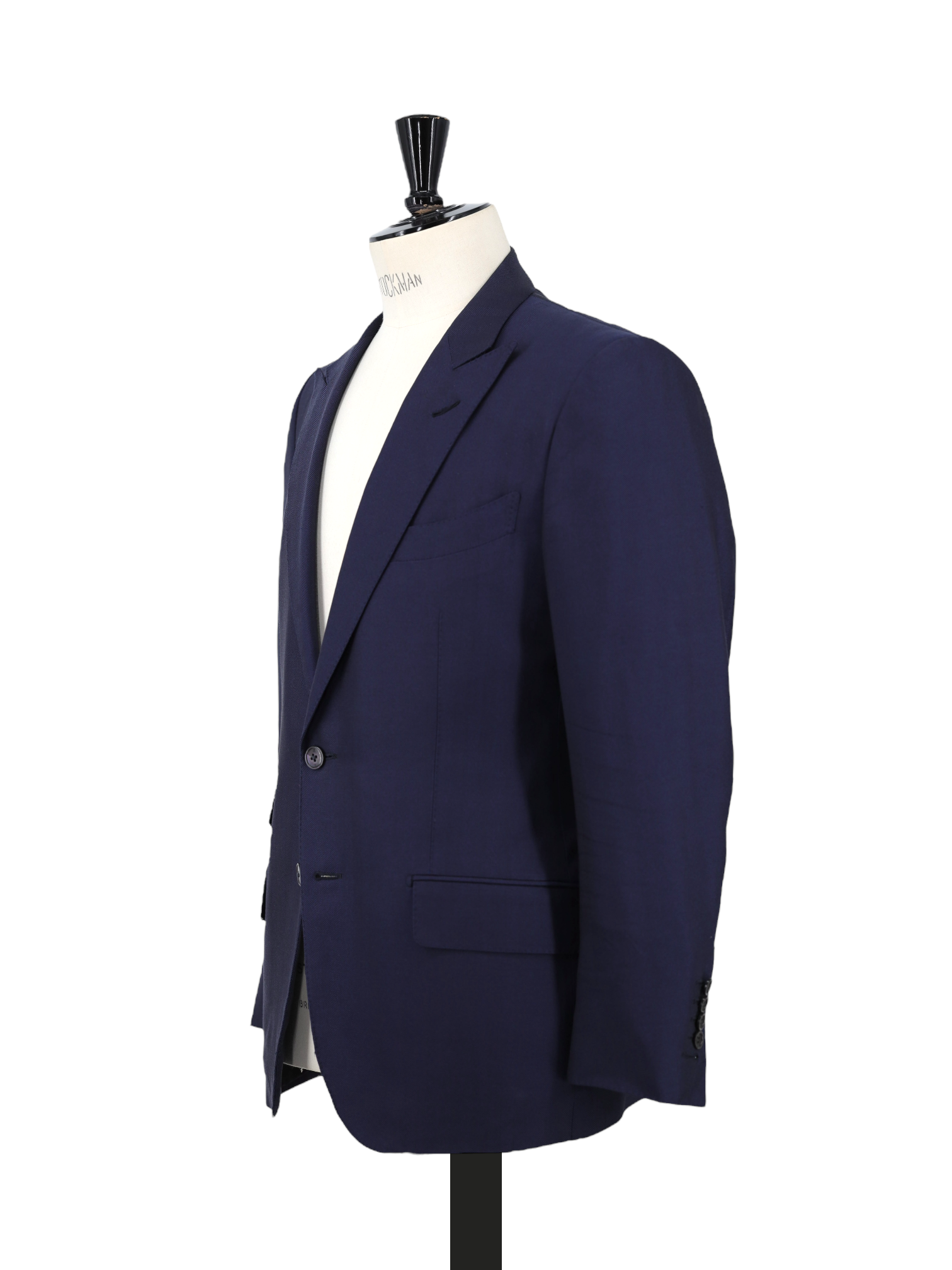 Tom Ford Marine Blue Pure-Silk Herringbone O'Connor Jacket