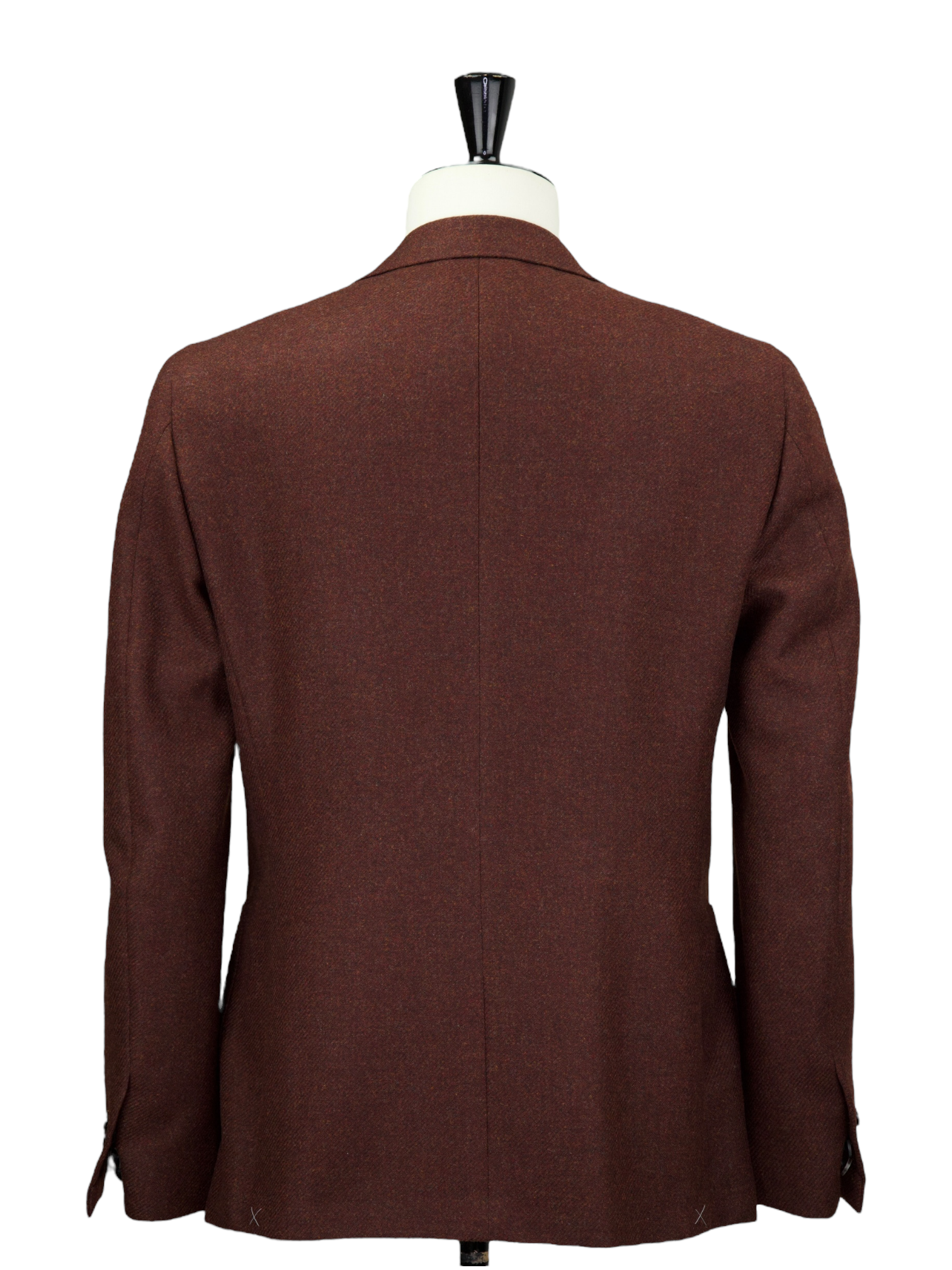 Corneliani Burgundy Wool & Cashmere Micro-Structure Jacket