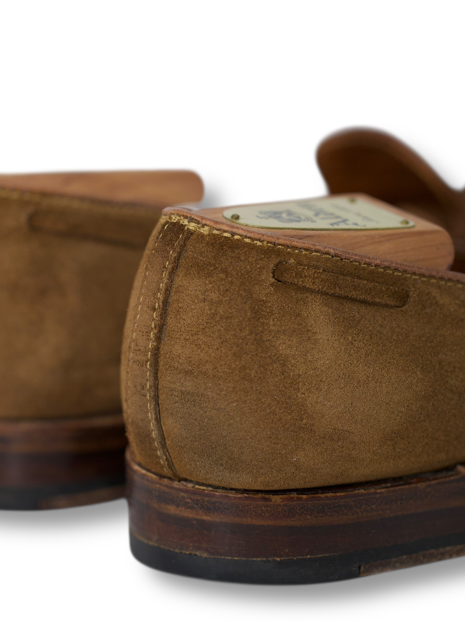 Alden x Fortela Nut Brown Suede Tassel Loafer