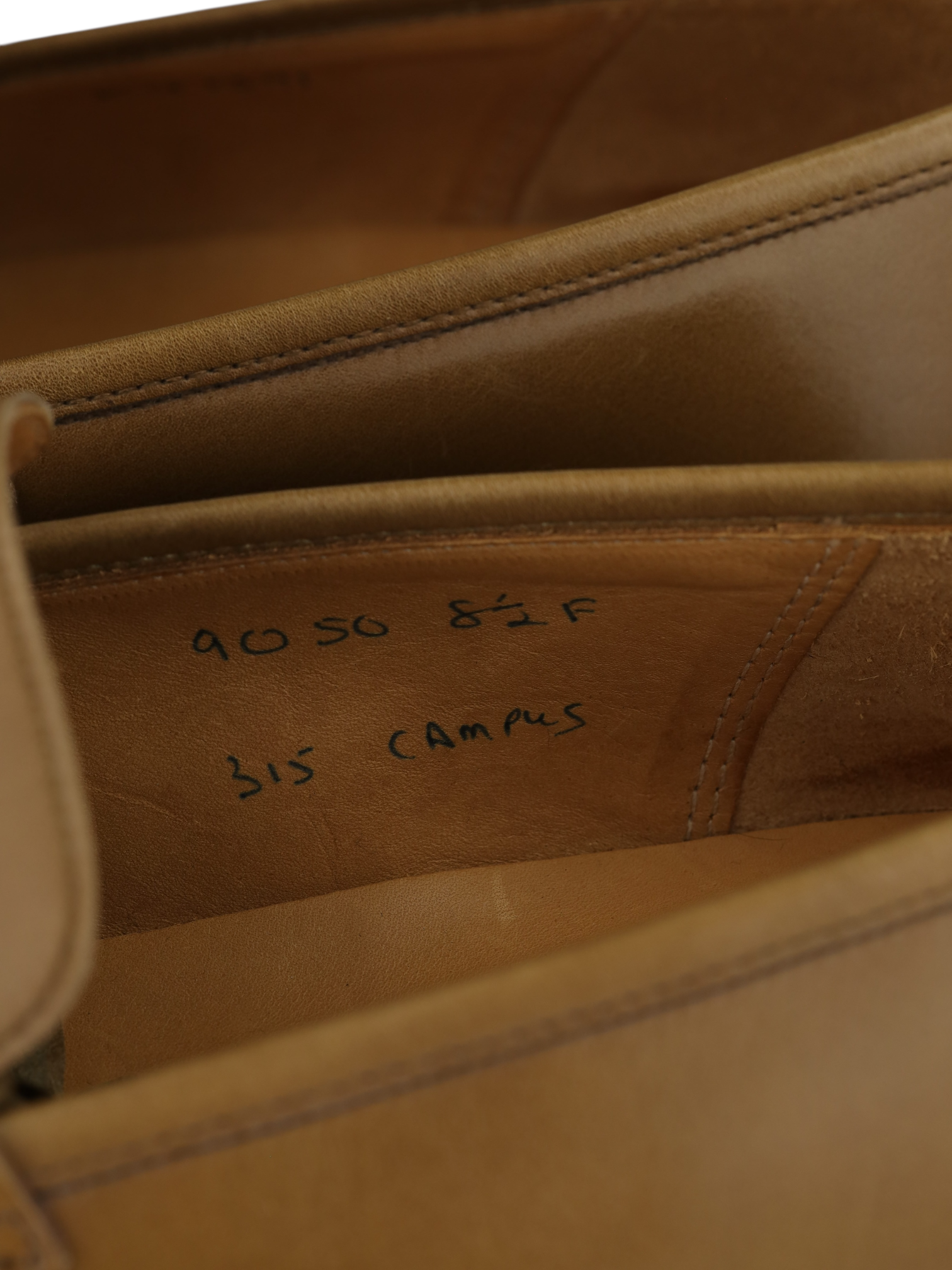 John Lobb Cognac Brown Campus Leather Penny Loafer