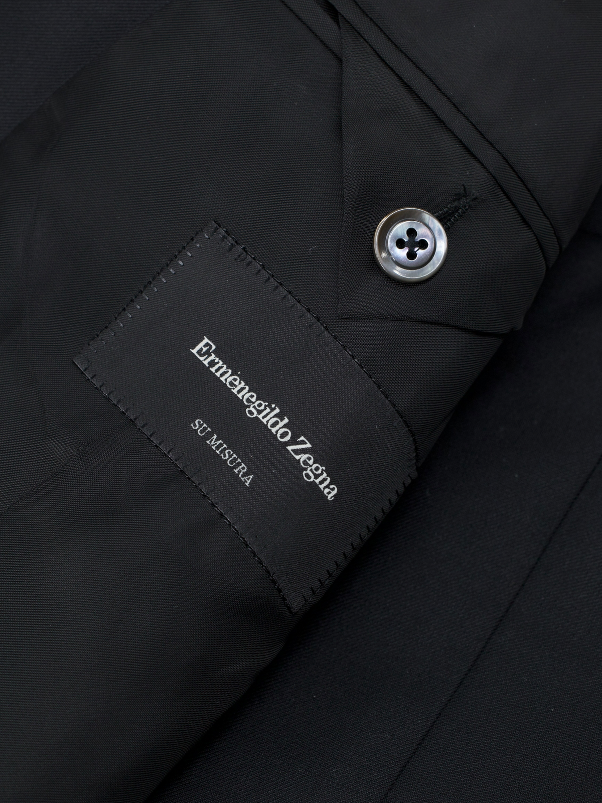 Ermenegildo Zegna Black & Grey Trofeo-Wool Traditional Morning Suit