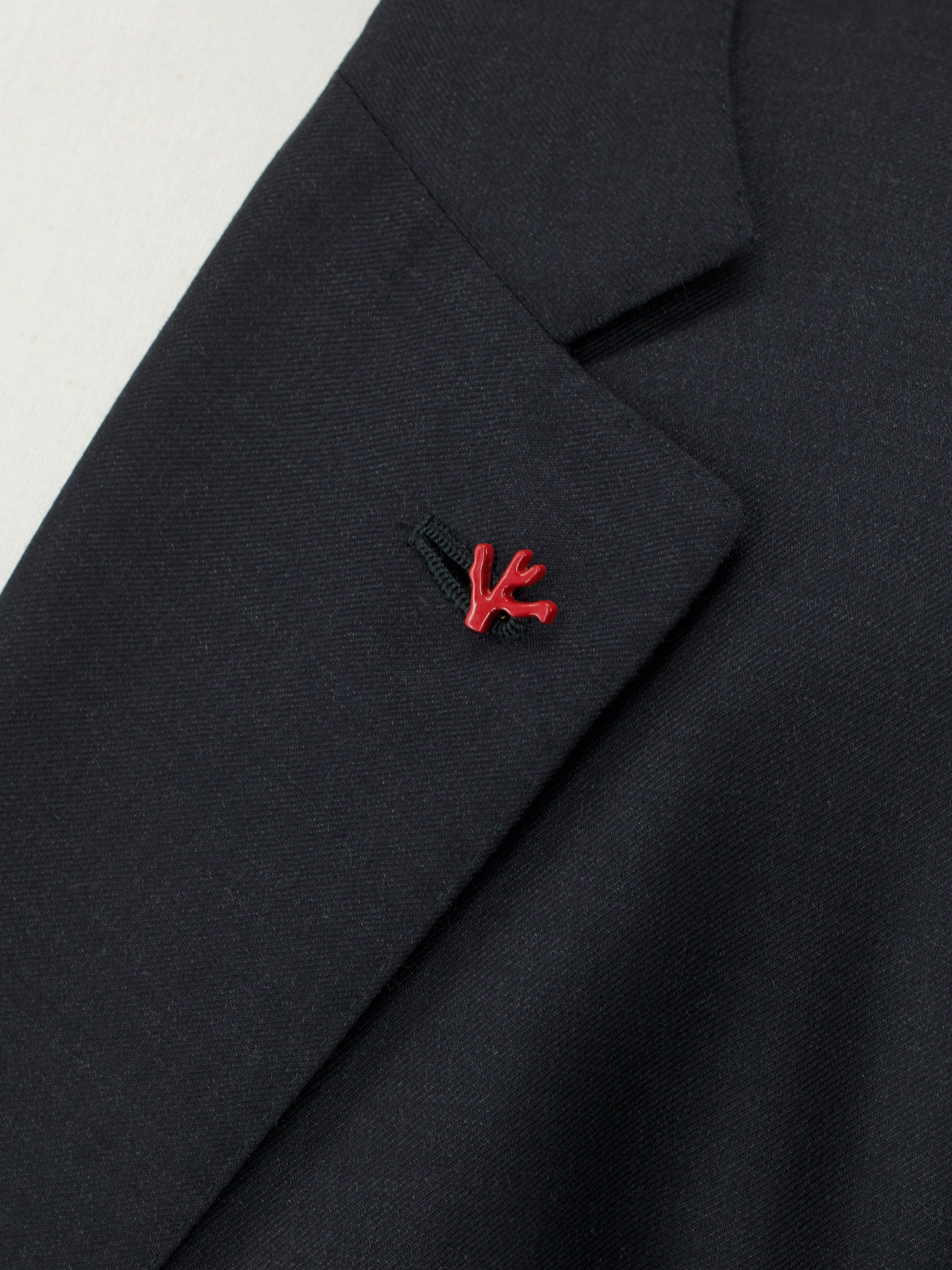 Isaia Anthracite Aquaspider-Wool Twill Gregory Suit