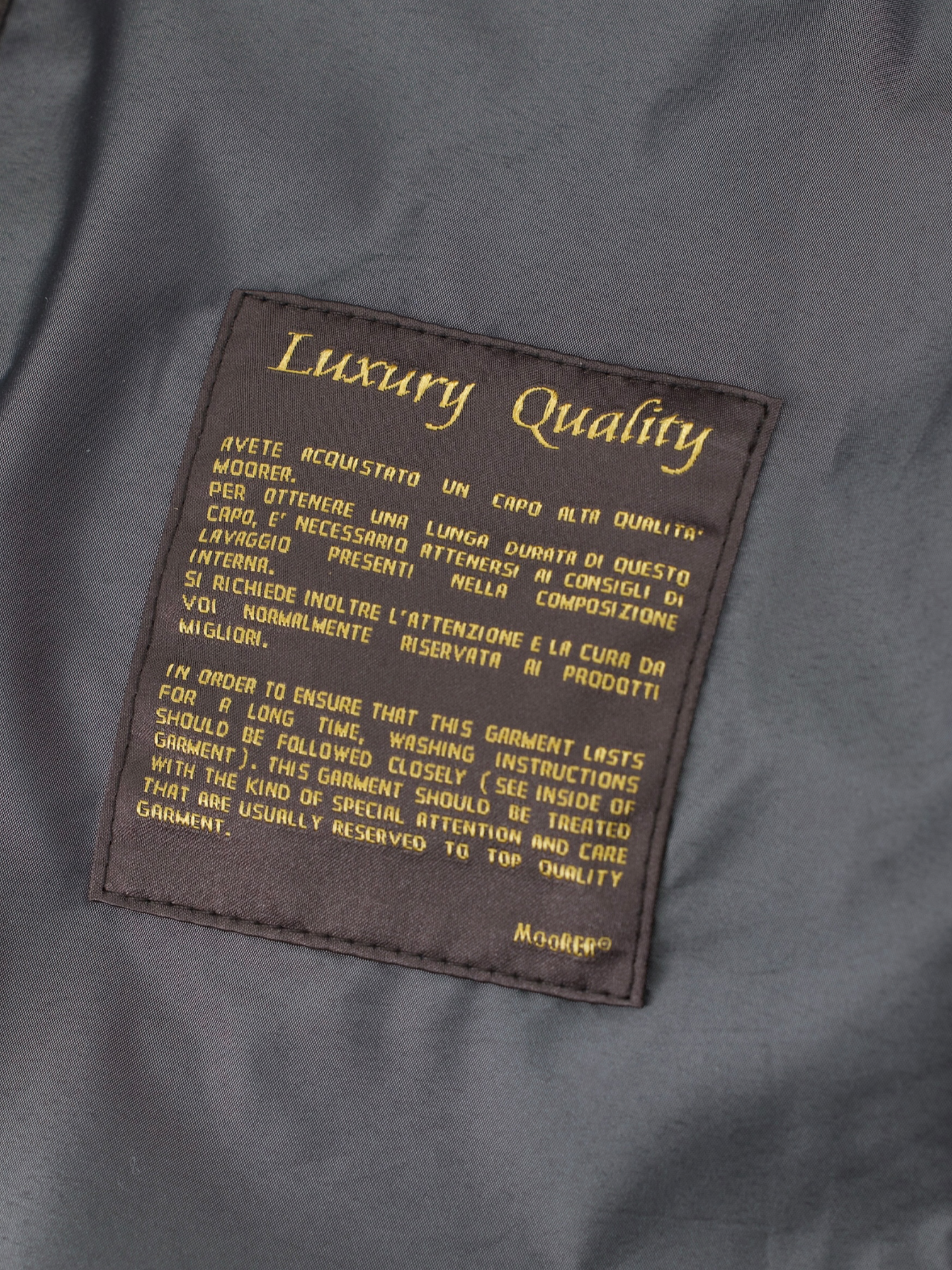 MooRER Navy Waterrepellent "Sten-AT" Fieldjacket