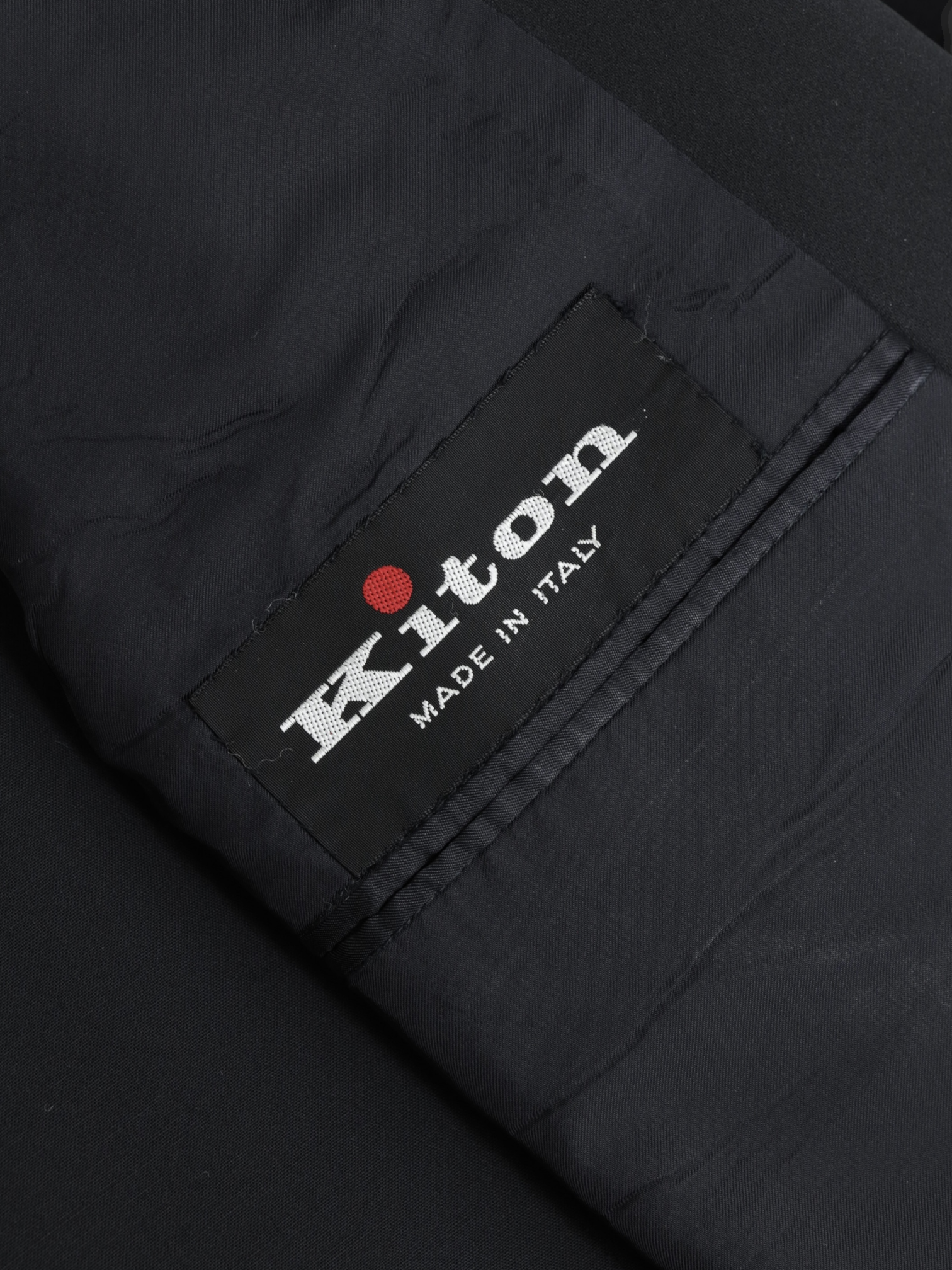 Kiton Black Vintage Fine-Wool "Godfather" Tuxedo