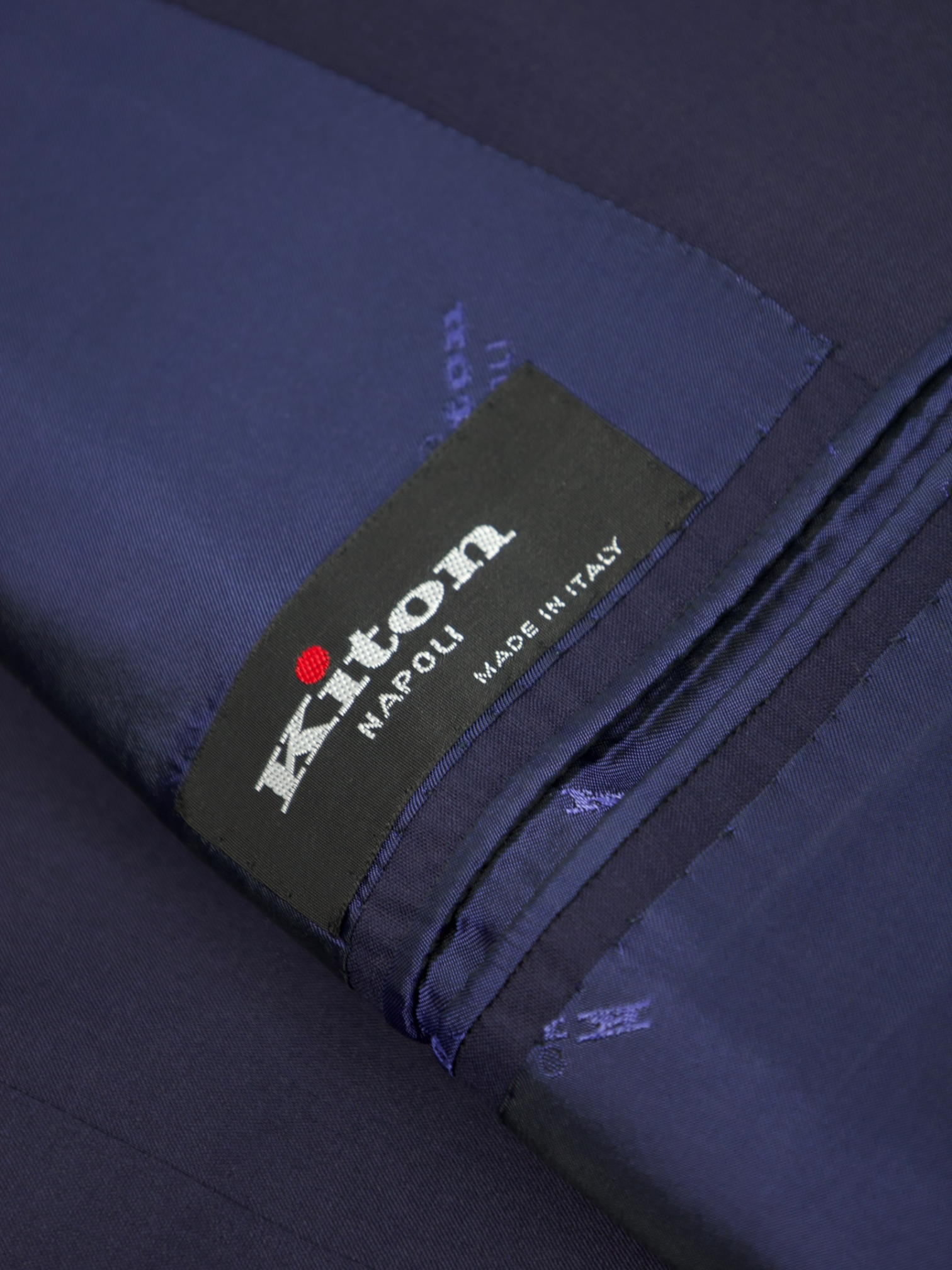 Kiton Navy High-Spun Cashmere Suit