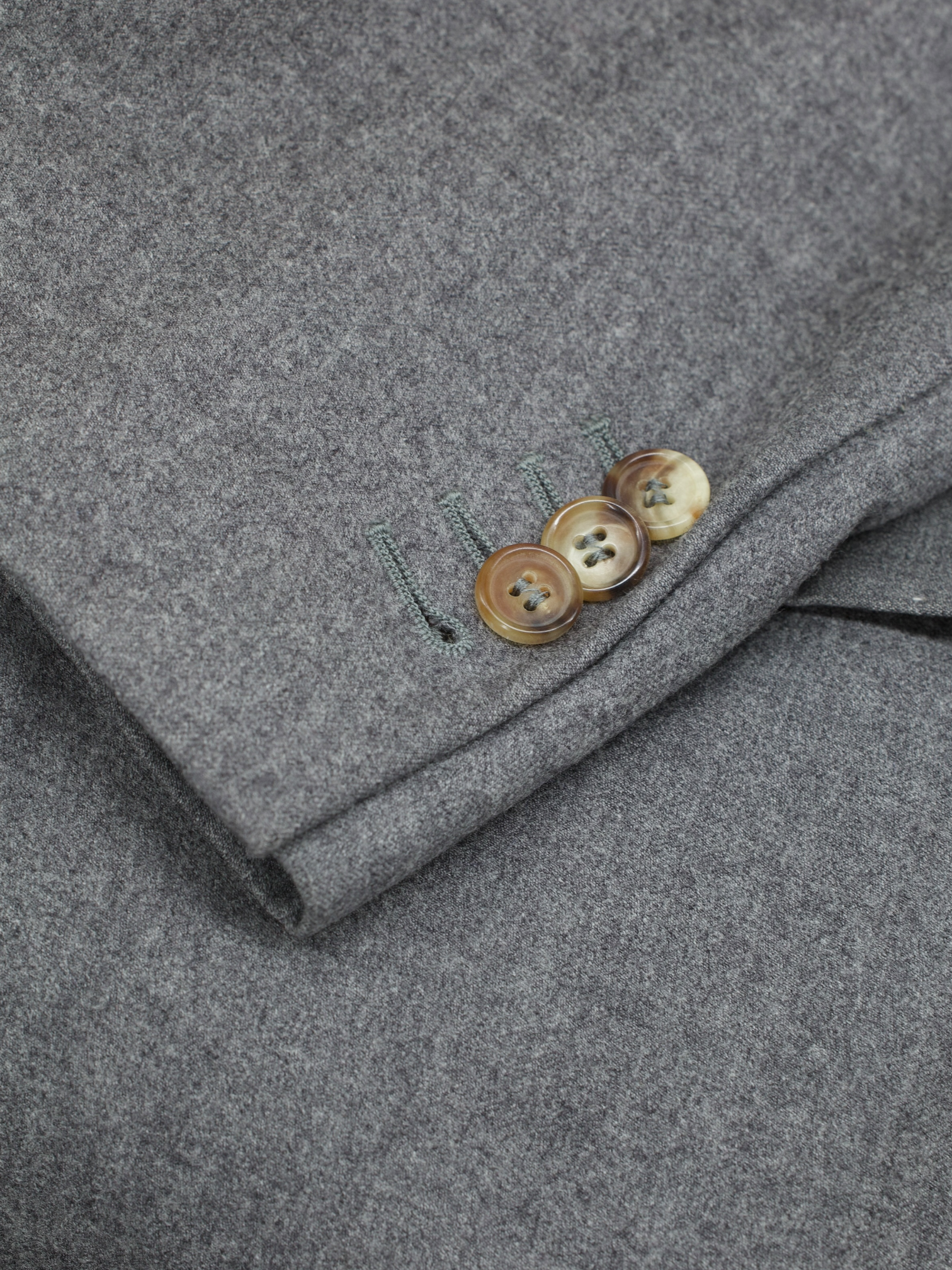 Brunello Cucinelli Grey Softly-Brushed Wool Twill Overcoat