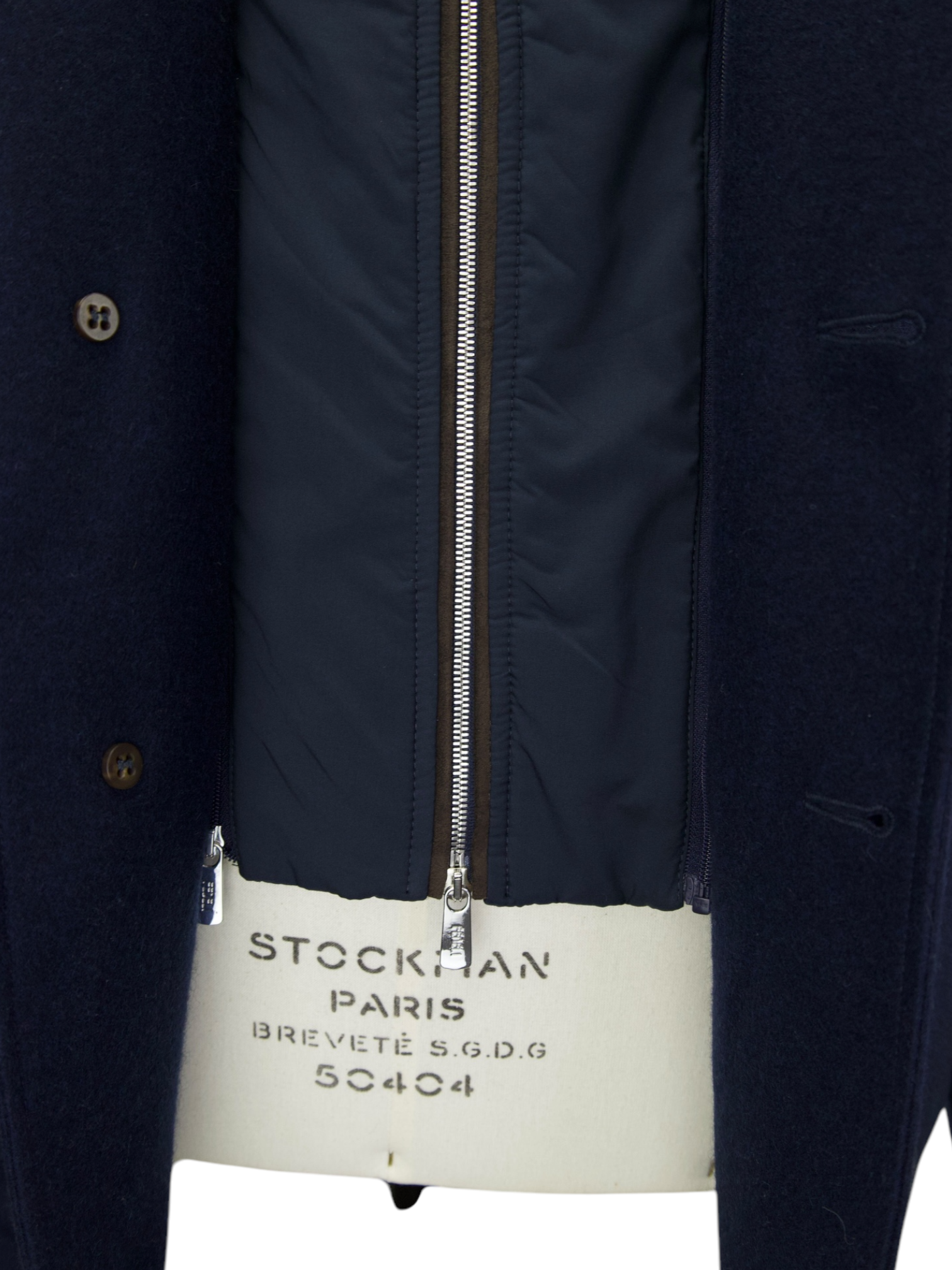 Fedeli Navy Pure Cashmere Flannel Winter Jacket