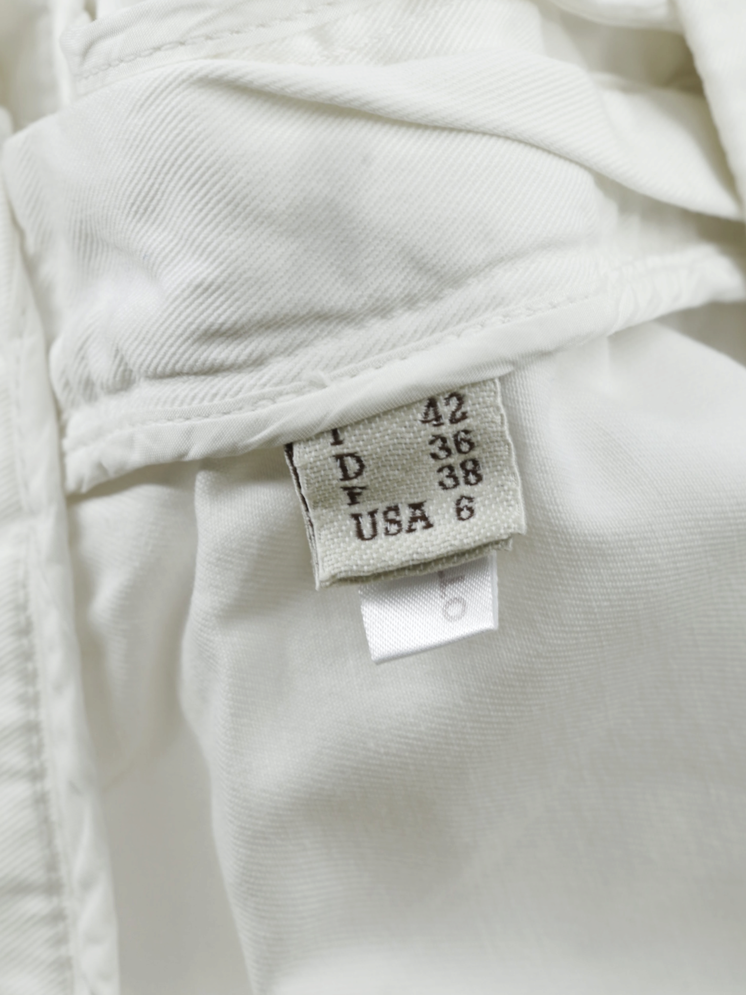 Brunello Cucinelli White Pure Cotton Twill Chino