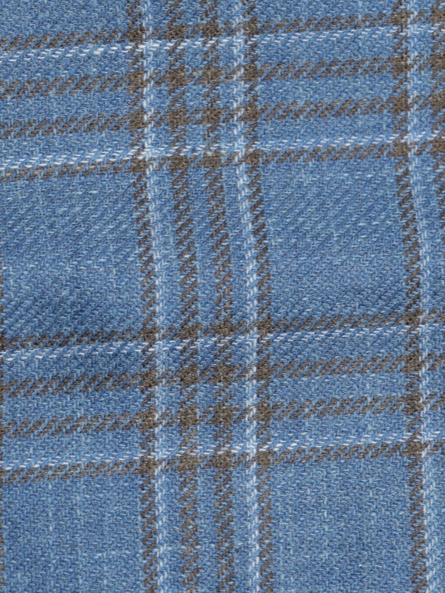 Cesare Attolini Petrol & Brown Cashmere, Silk & Linen Checkered Jacket