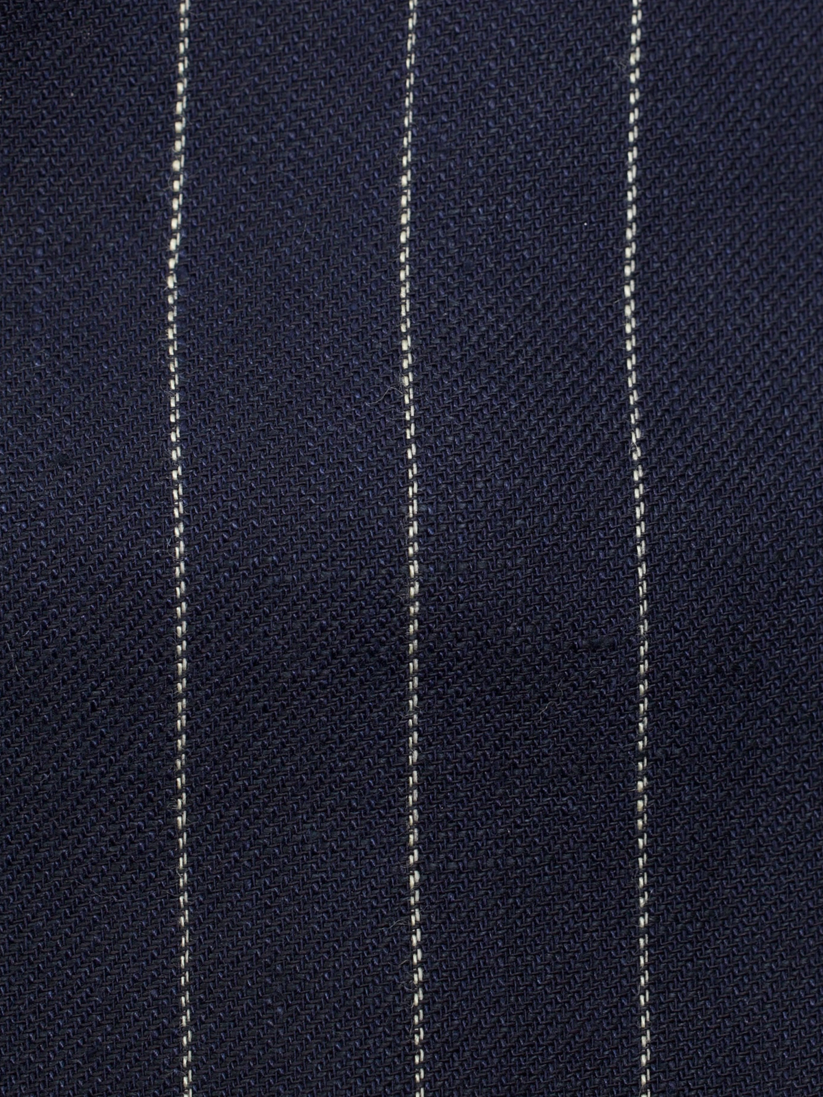 Ralph Lauren Navy Linen & Wool “Made in Italy” Pinstripe Jacket