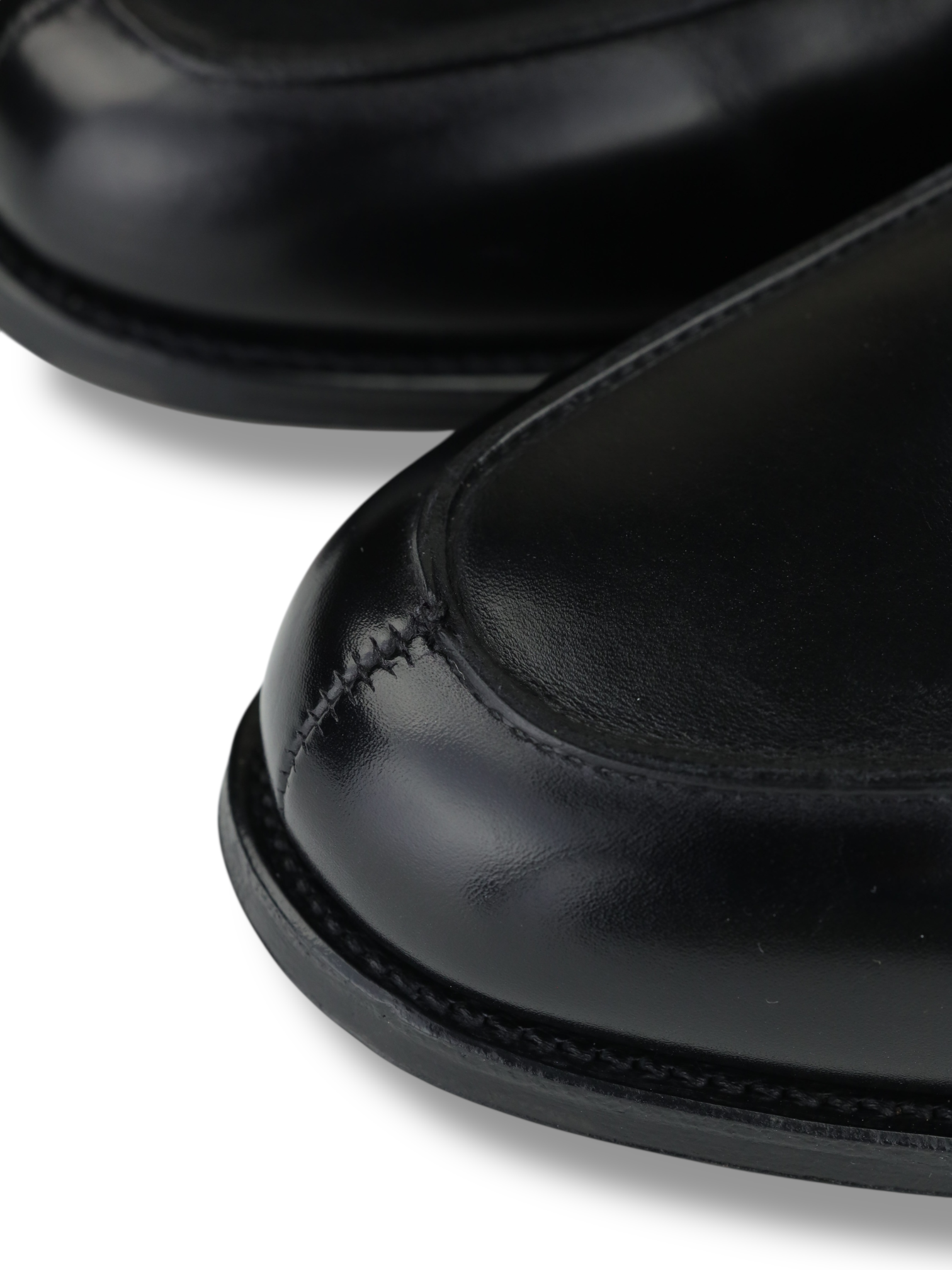 John Lobb Black Campus Leather EE-Last Penny Loafer