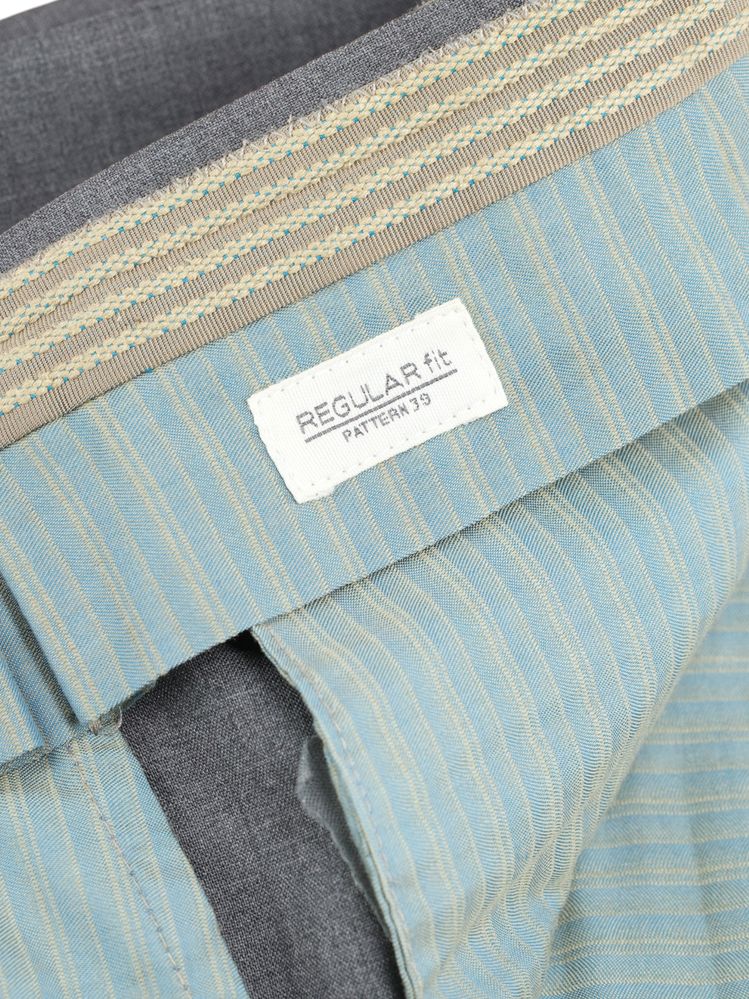 Incotex Light Grey Super 130's Wool Flat-Front Trousers