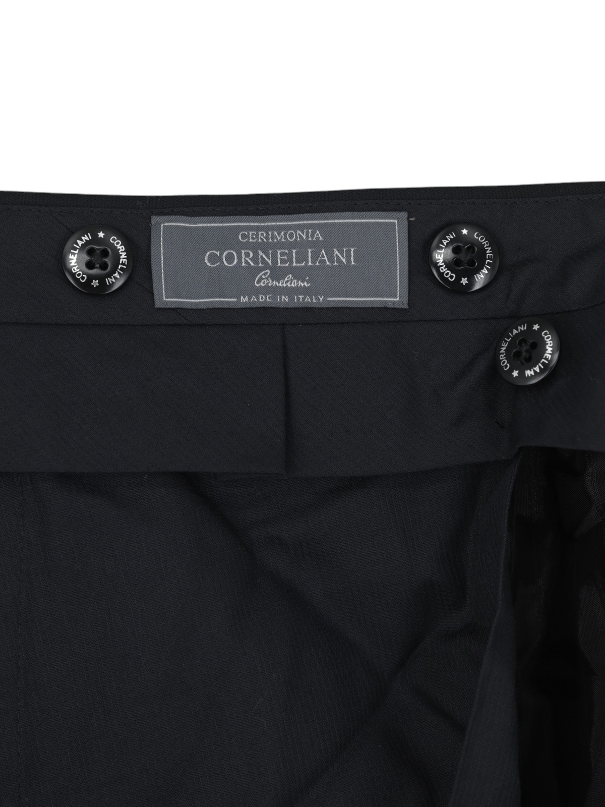 Corneliani Black Super 150's "Linea Ceremonia" Blacktie Tuxedo