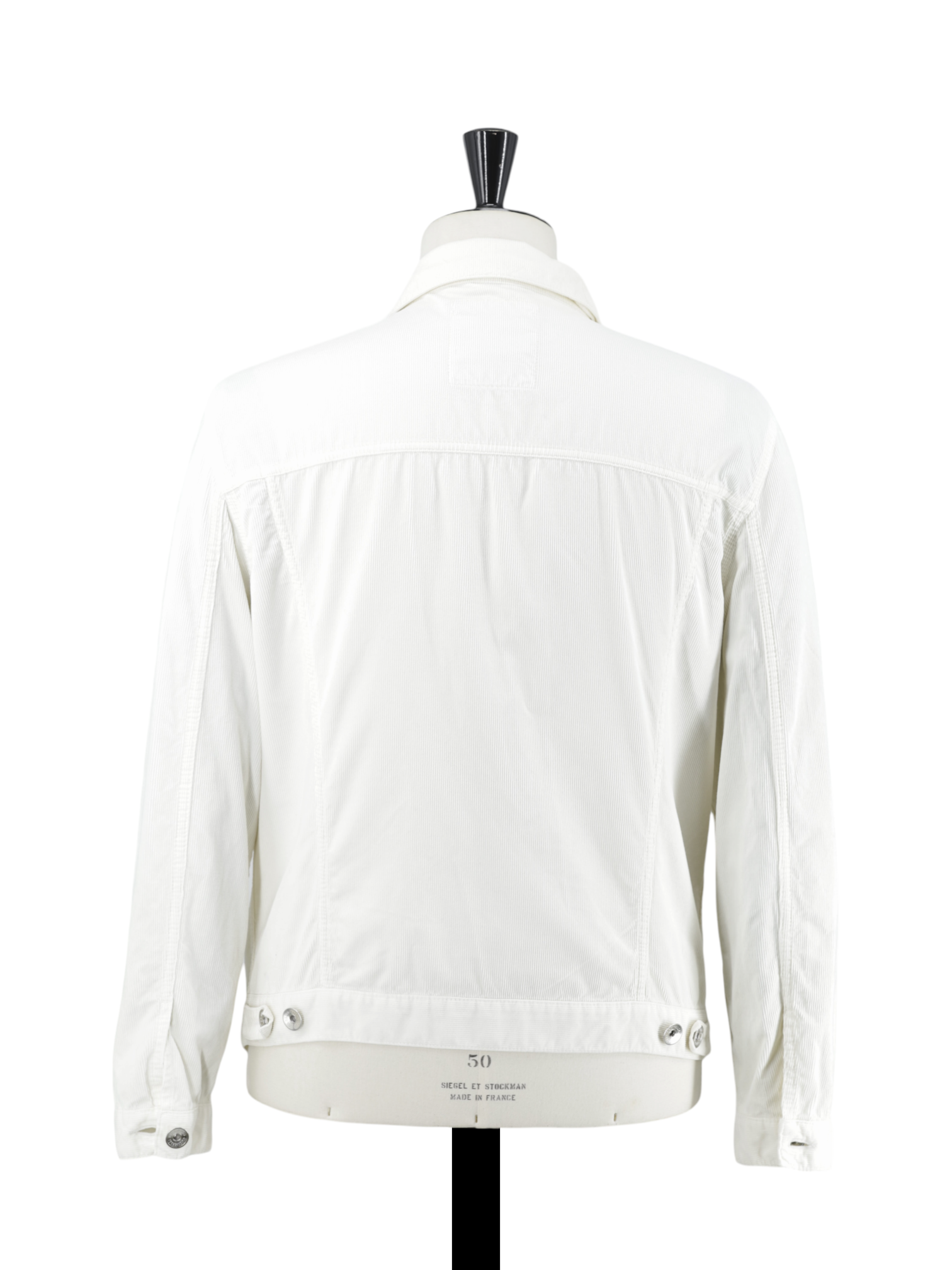 Brunello Cucinelli Offwhite Cotton-Corduroy Casual Jacket