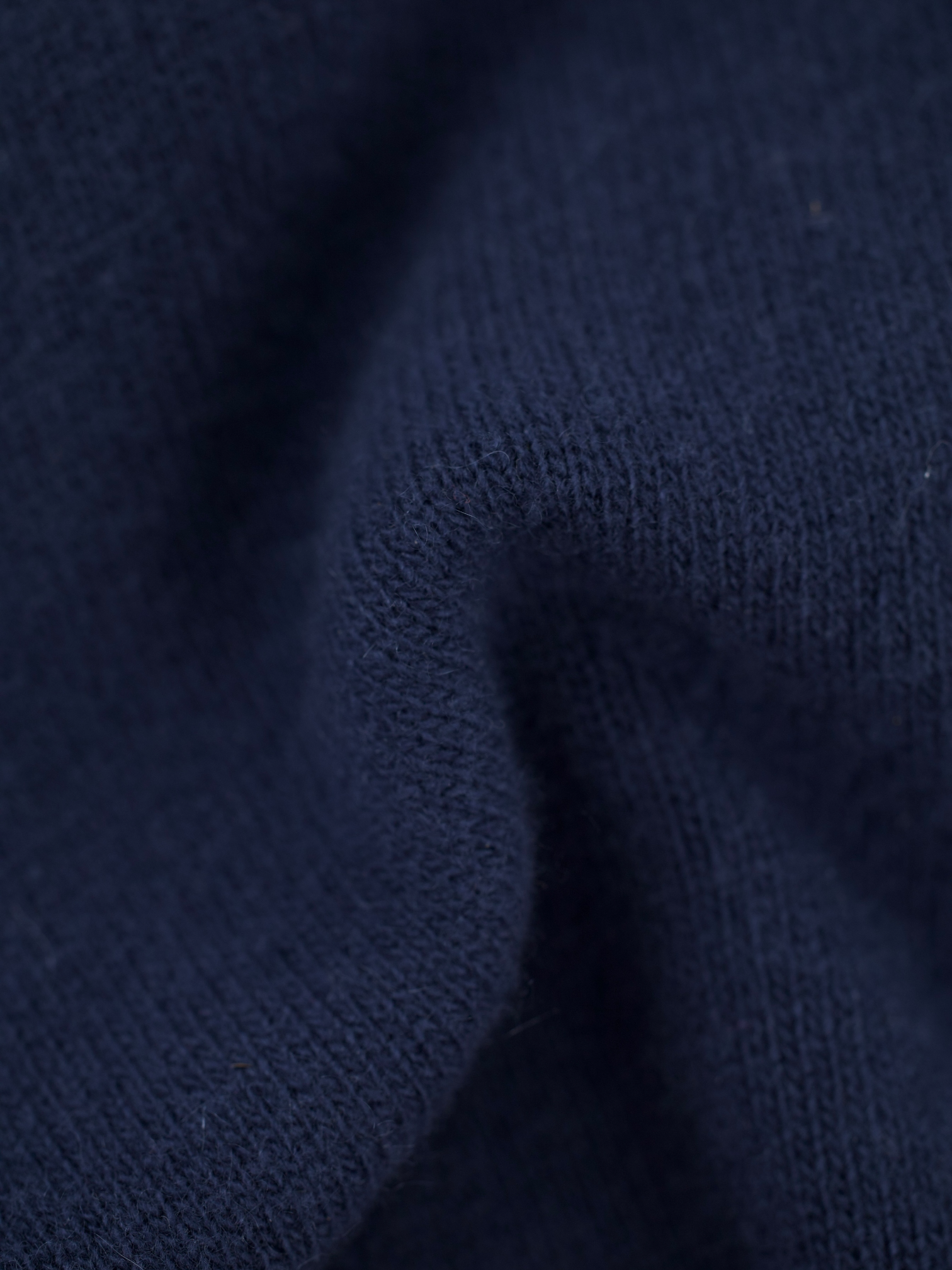 Fedeli Steel Blue Wool & Cashmere Hooded Full-Zip Sweater