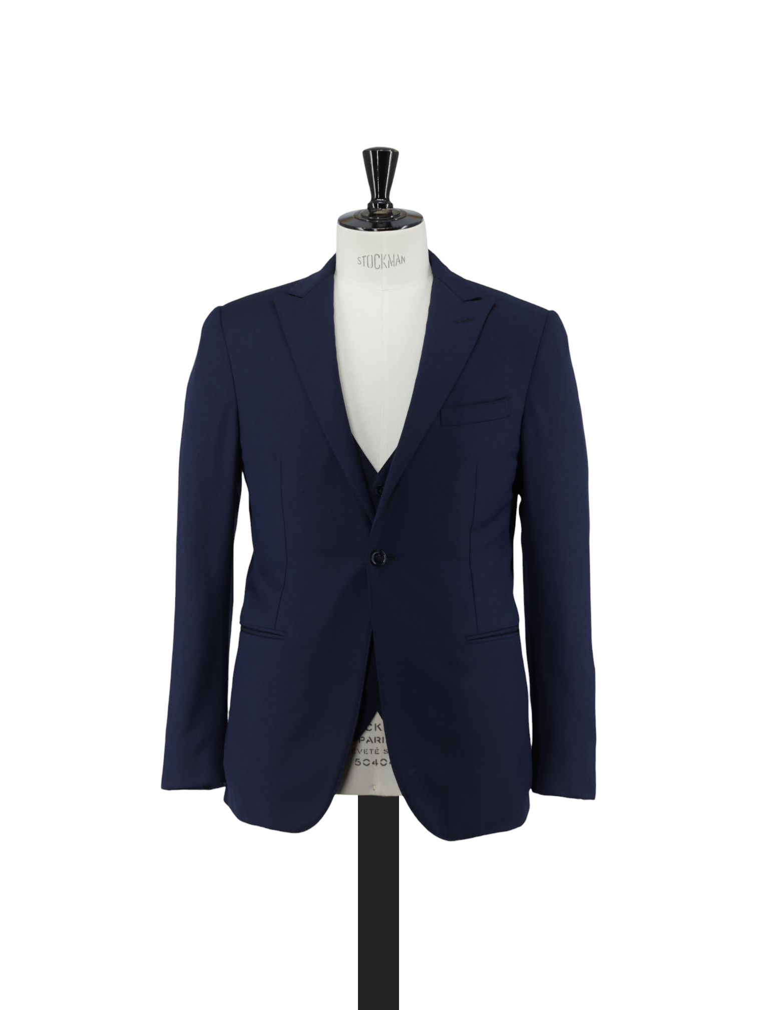Corneliani Dark Blue 3-Piece Super 120's Wool Wedding Suit