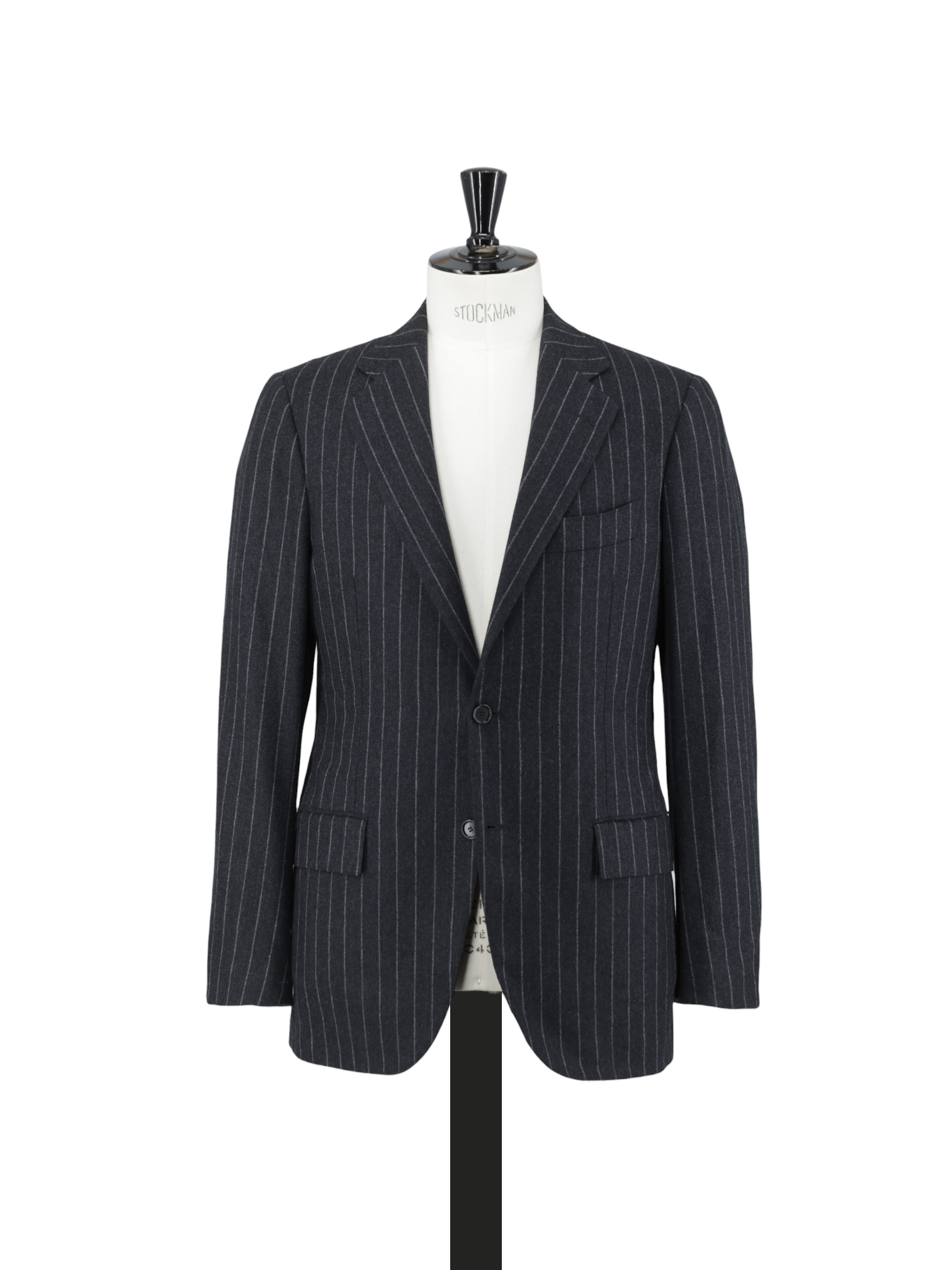 Cesare Attolini Dark Grey Super 100's Wool-Flannel Pinstripe Suit