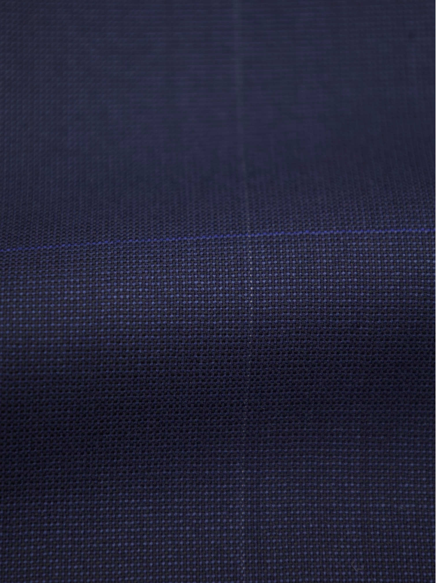 Kiton Navy Diamante Blue "Tessuto Esclusivo" Windowpane Suit + Extra Trousers