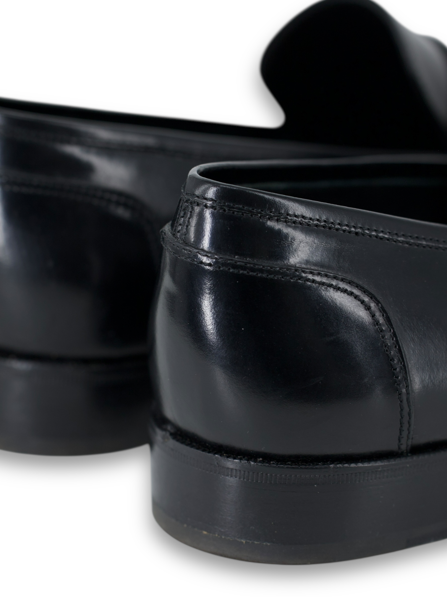 Salvatore Ferragamo Black Calfleather Penny Loafer