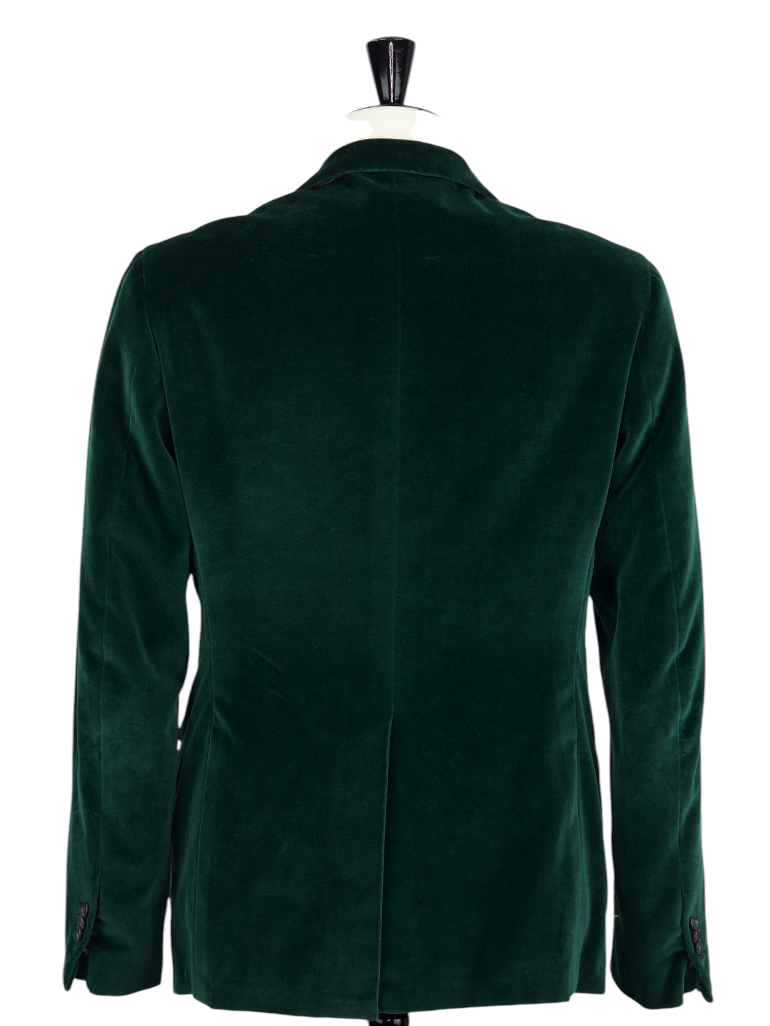 Cesare Attoilini Bottle Green Cotton Velvet Jacket