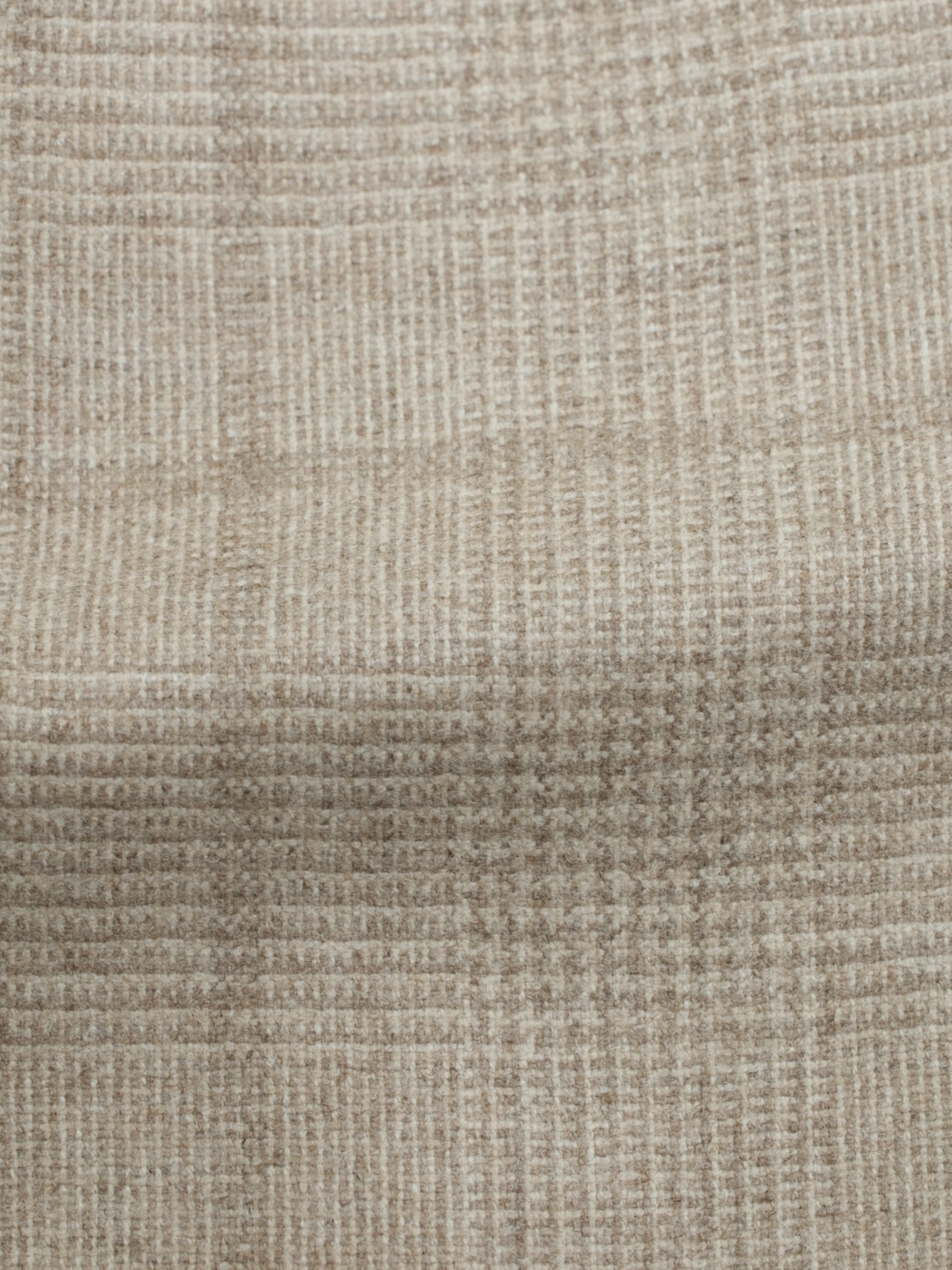 Lardini Taupe Undyed "Cashmere Raw" Prince of Wales Jacket