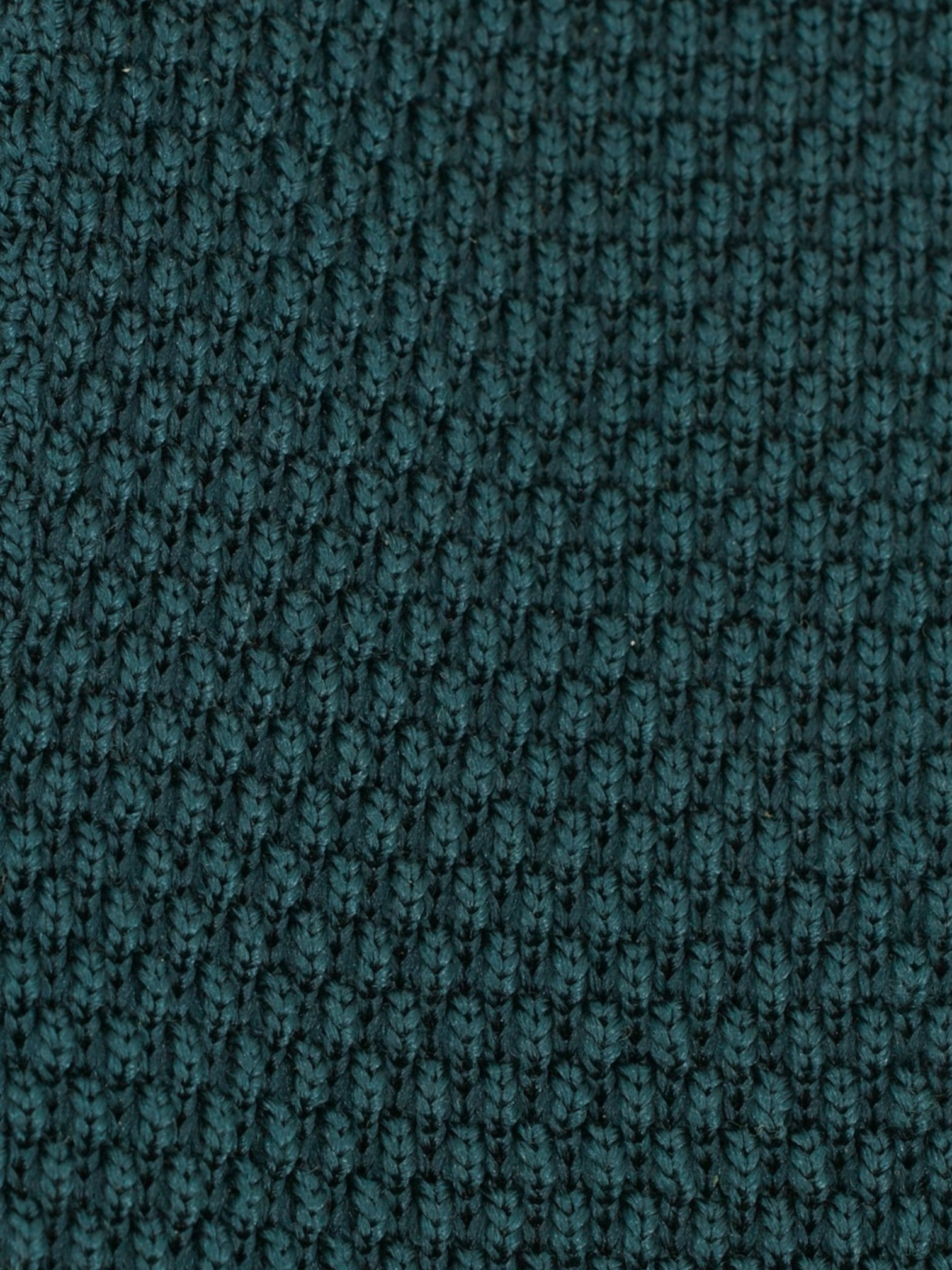 Brioni Petrol Silk Hand-Knitted Tie
