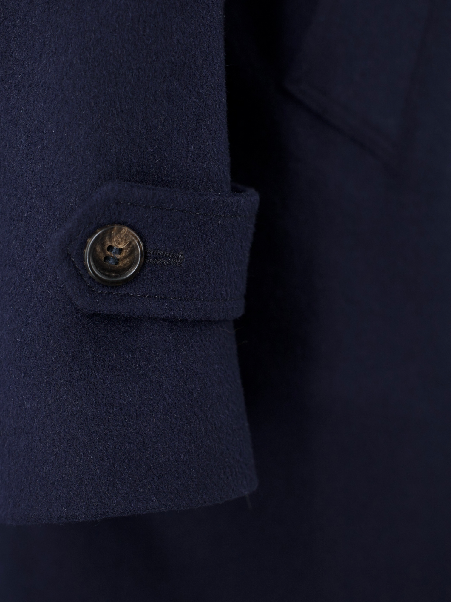 Luigi Borrelli Navy Pure Camel "Royal Collection" Carcoat