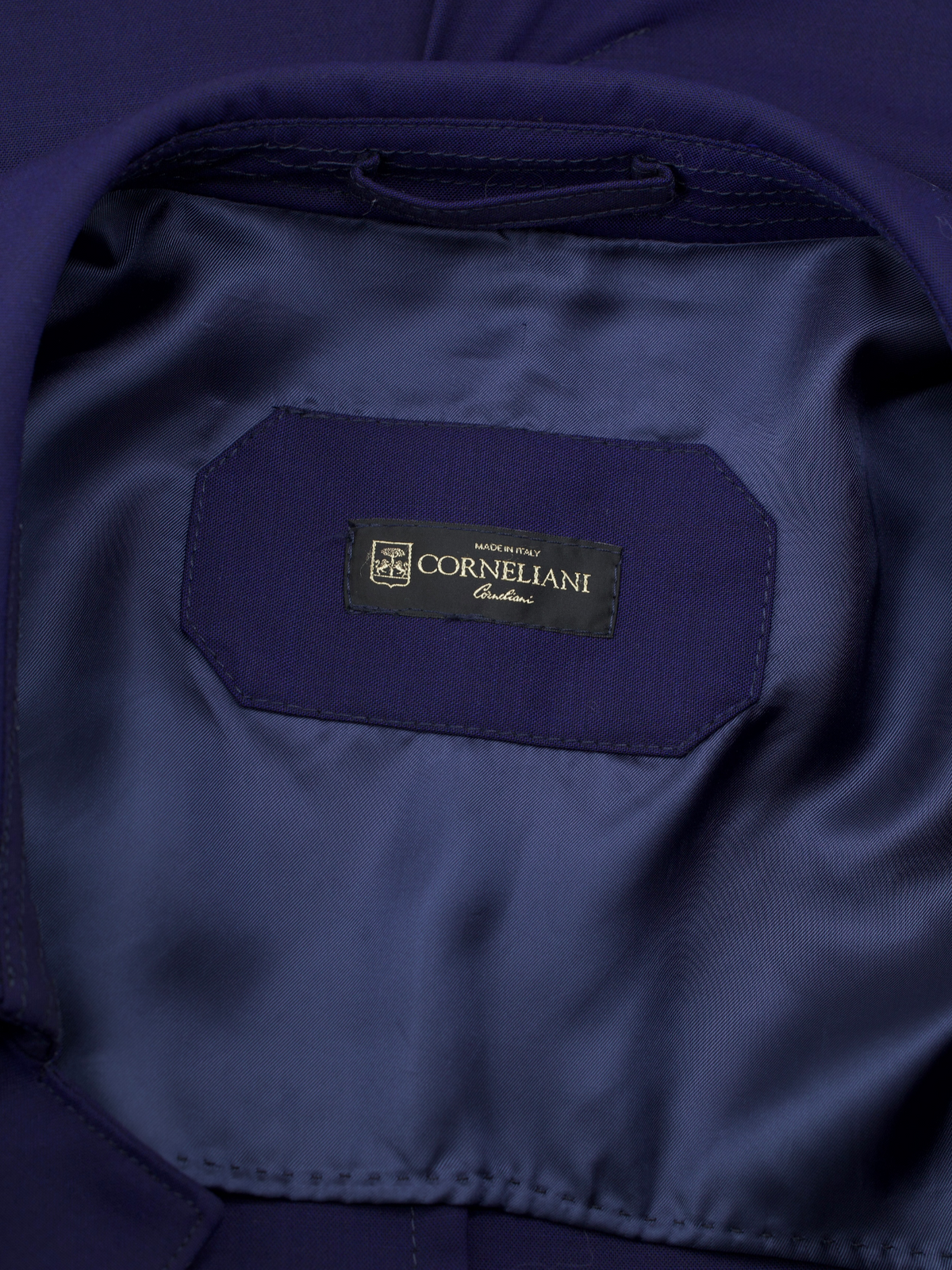 Corneliani Dark Blue Super 130's "Savor" Lightweight Carcoat
