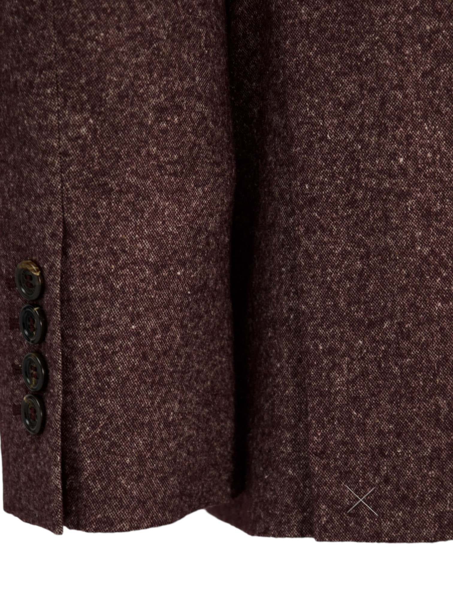 Brunello Cucinelli Aubergine Wool, Silk & Cashmere Jacket