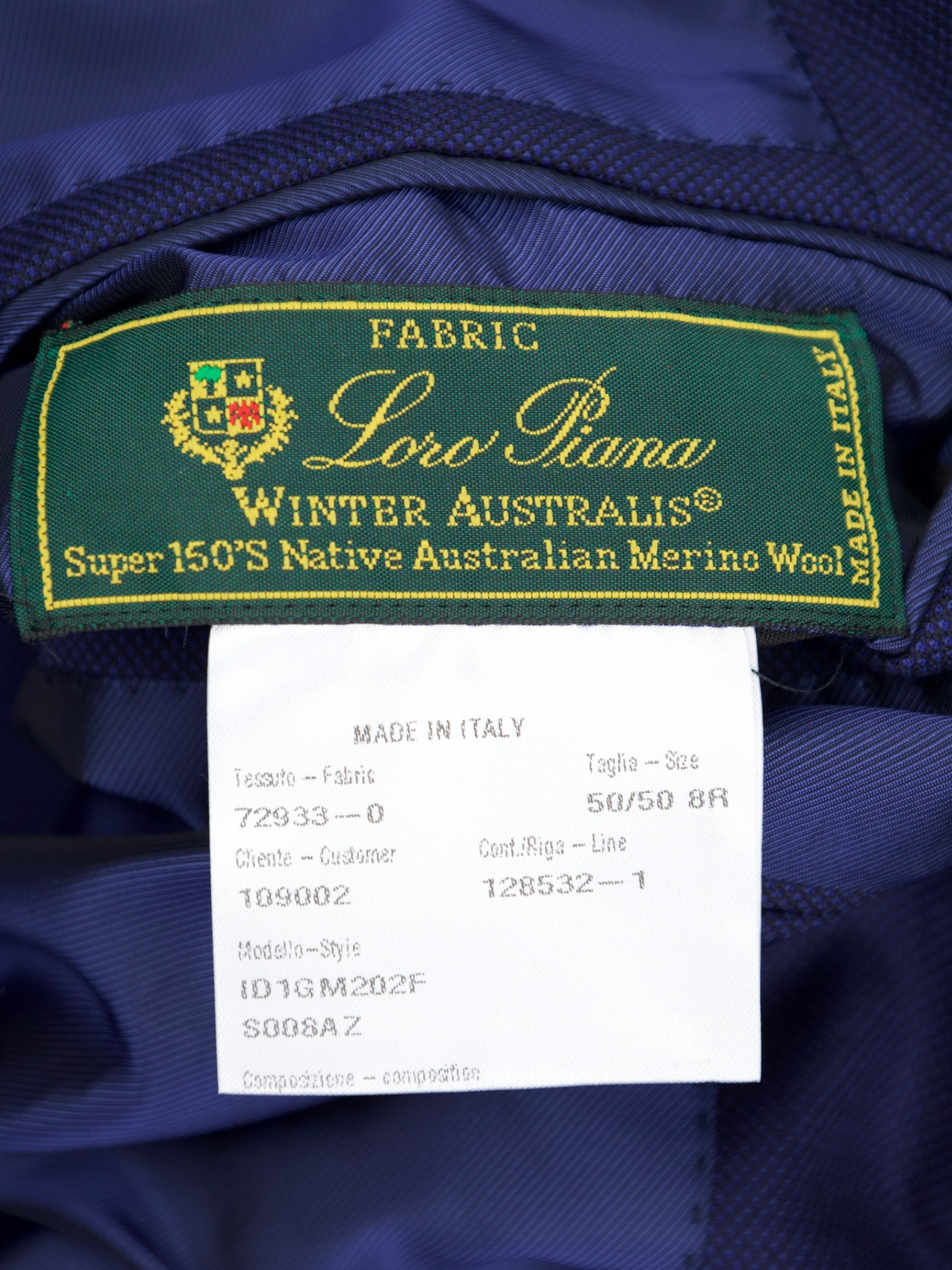 Caruso Navy Super 150's "Winter Australis" Birdseye Boheme Suit + Extra Trousers