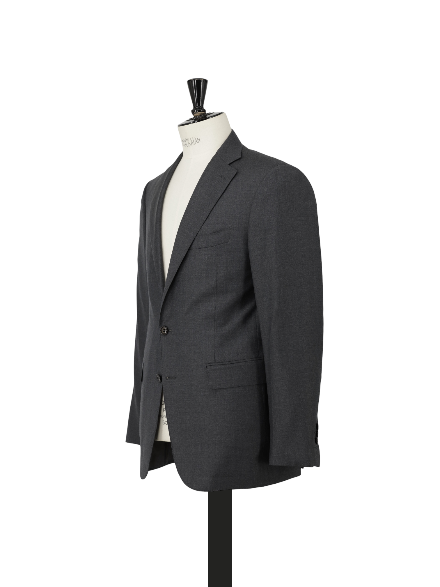 Canali Dark Grey Fine-Wool Essential Twill Suit