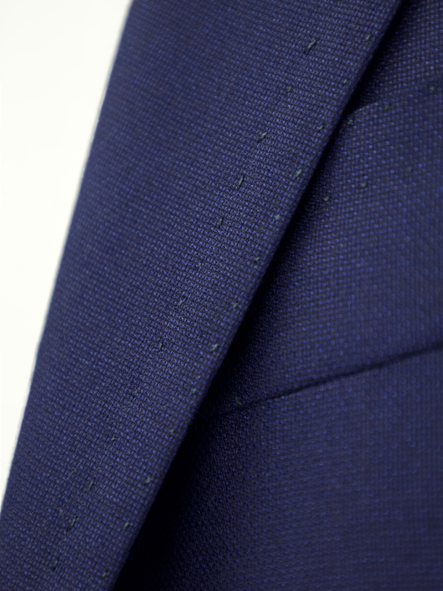 Cesare Attolini Dark Blue Super 150’s & Silk Pinpoint Jacket