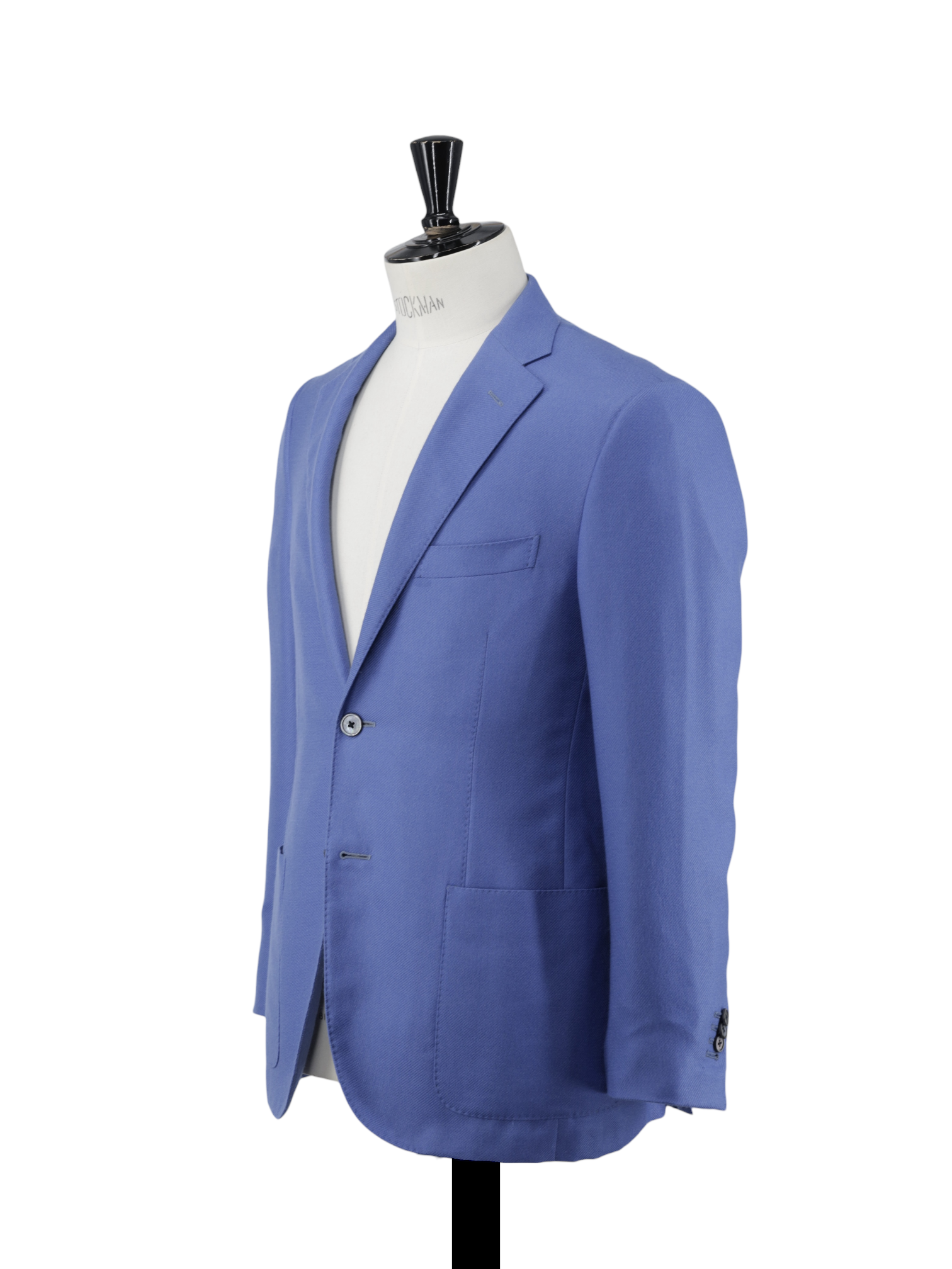 Corneliani Sky Blue Shiny Cashmere & Silk Twill Jacket